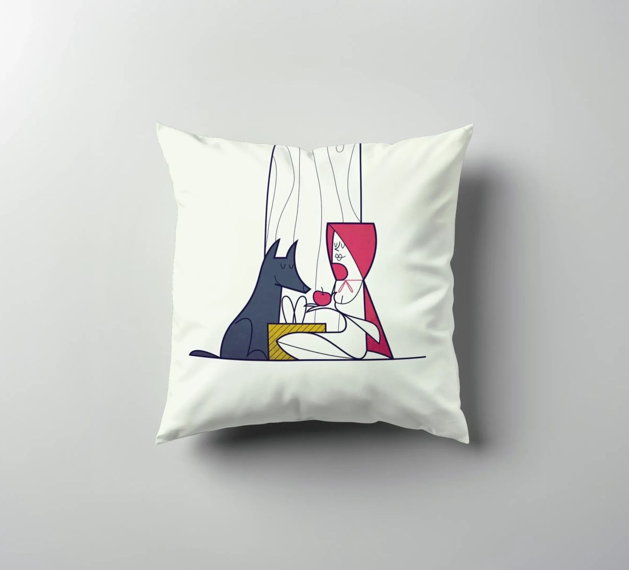 All the better to love you with cuscino da Ale Giorgini