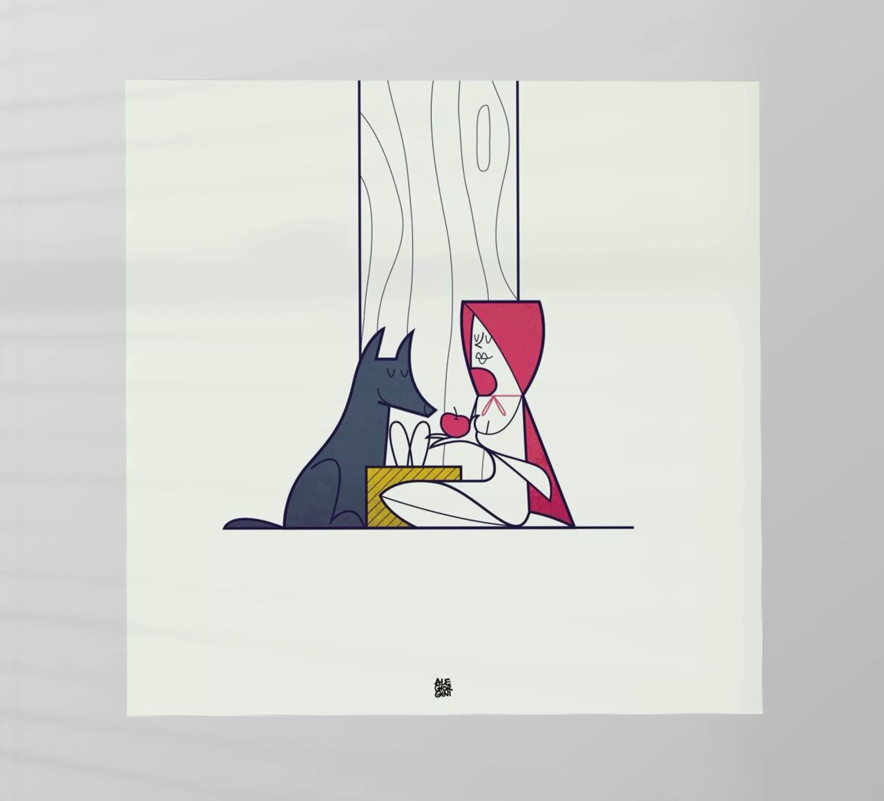 All the better to love you with pellicola backlit da Ale Giorgini