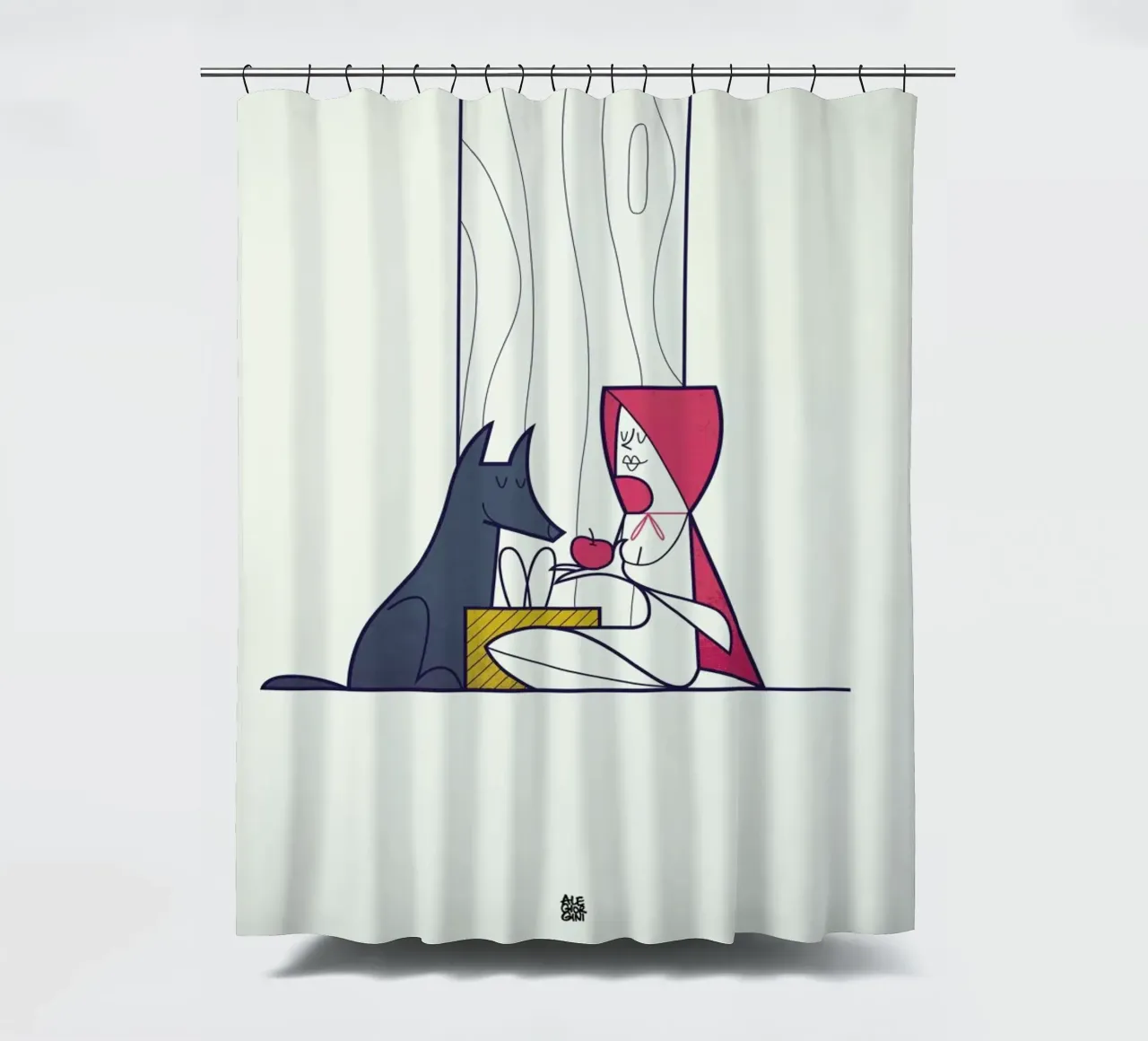 All the better to love you with tenda da doccia da Ale Giorgini