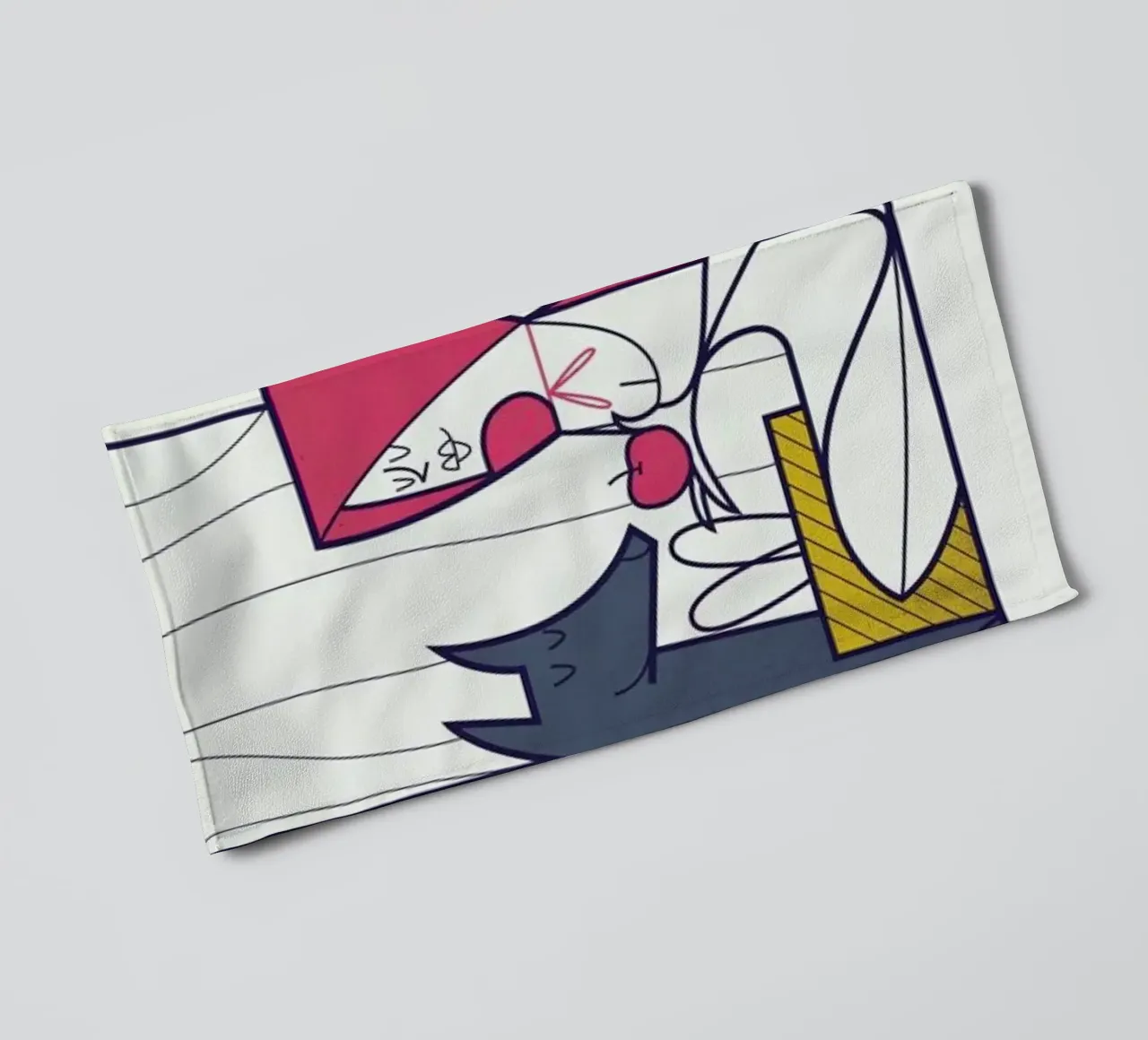All the better to love you with towel by Ale Giorgini