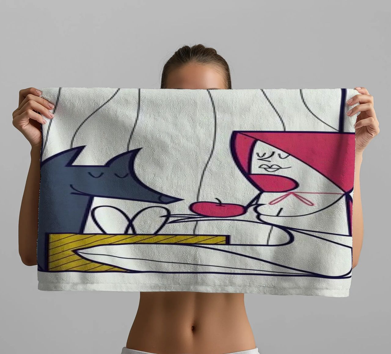 All the better to love you with asciugamano da bagno da Ale Giorgini