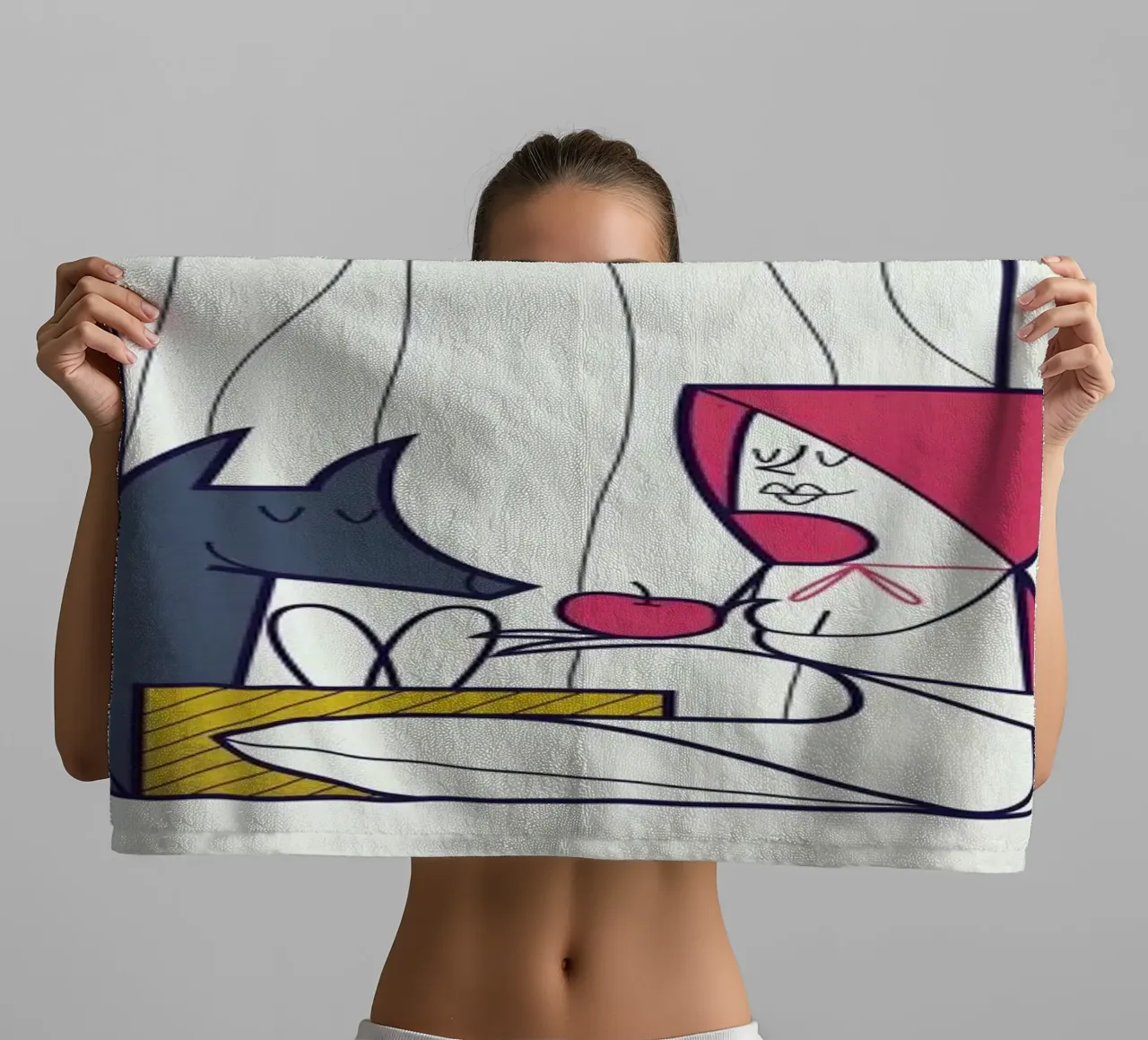 All the better to love you with towel by Ale Giorgini
