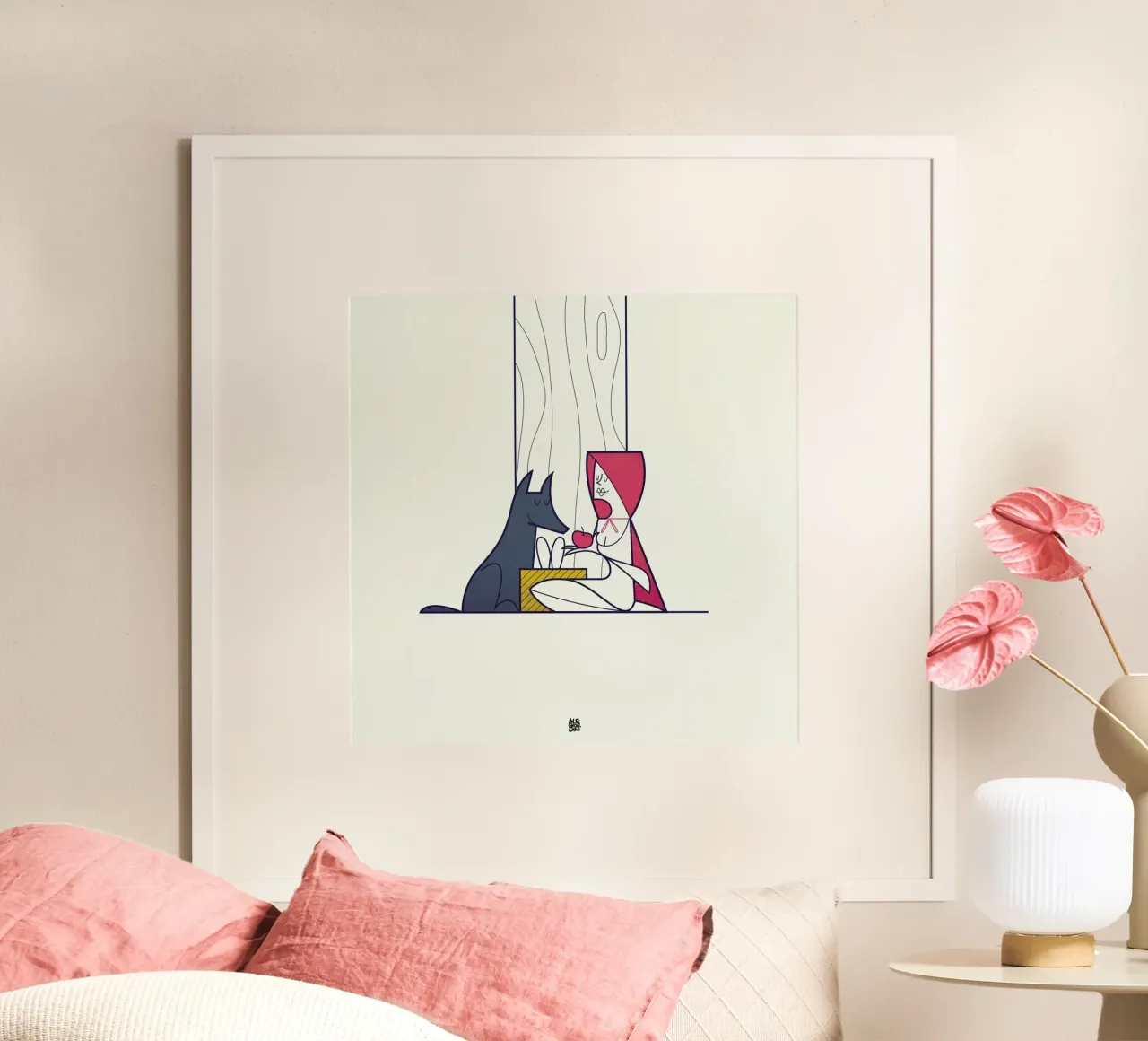 All the better to love you with carta hahnemühle da Ale Giorgini