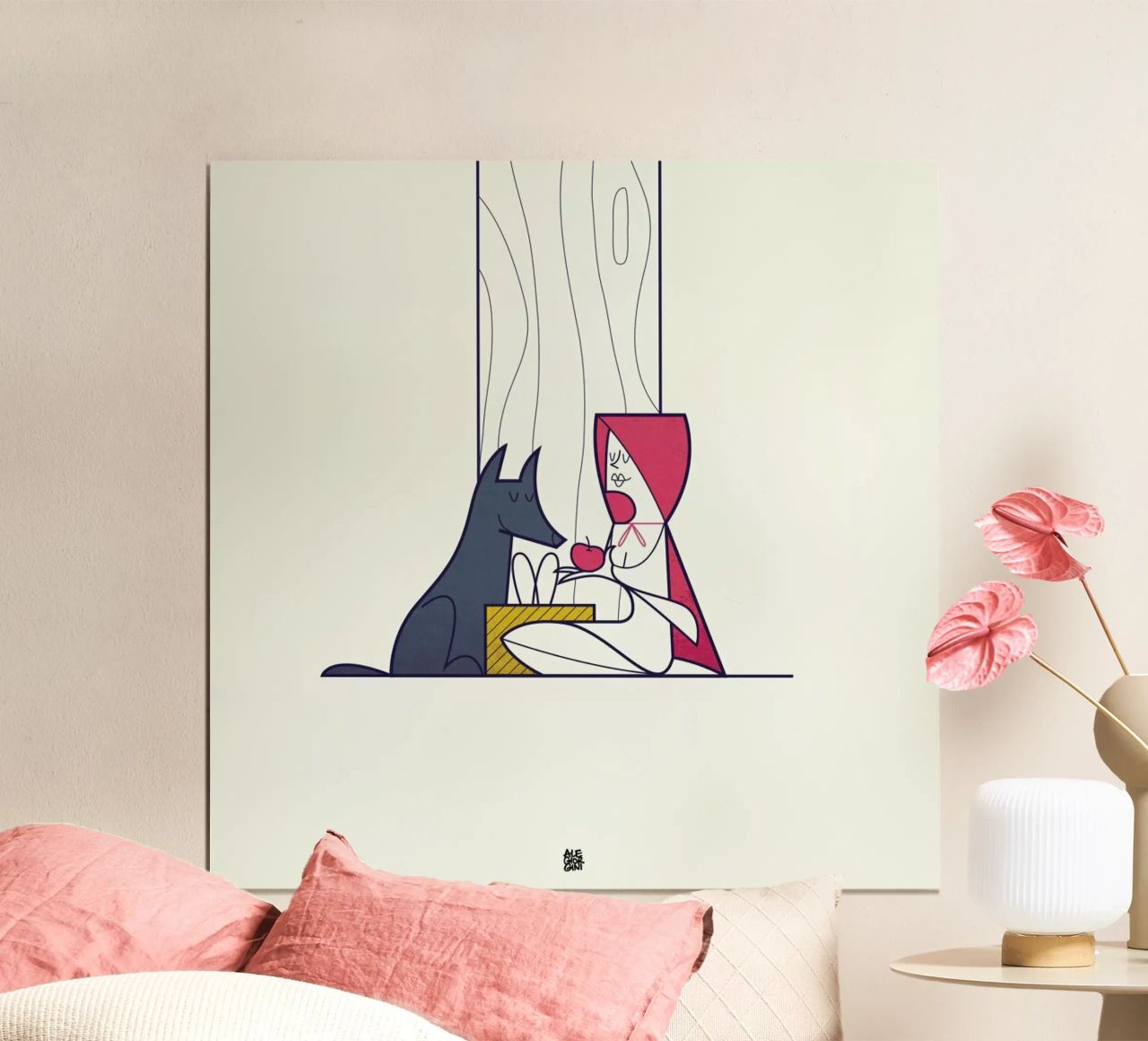 All the better to love you with Poster von Ale Giorgini