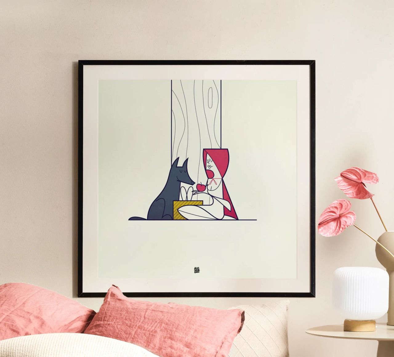 All the better to love you with Poster von Ale Giorgini
