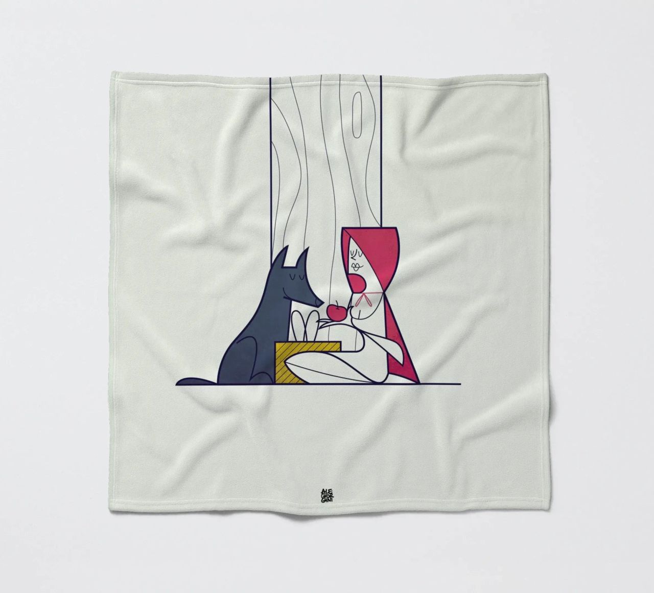 All the better to love you with coperta in pile da Ale Giorgini