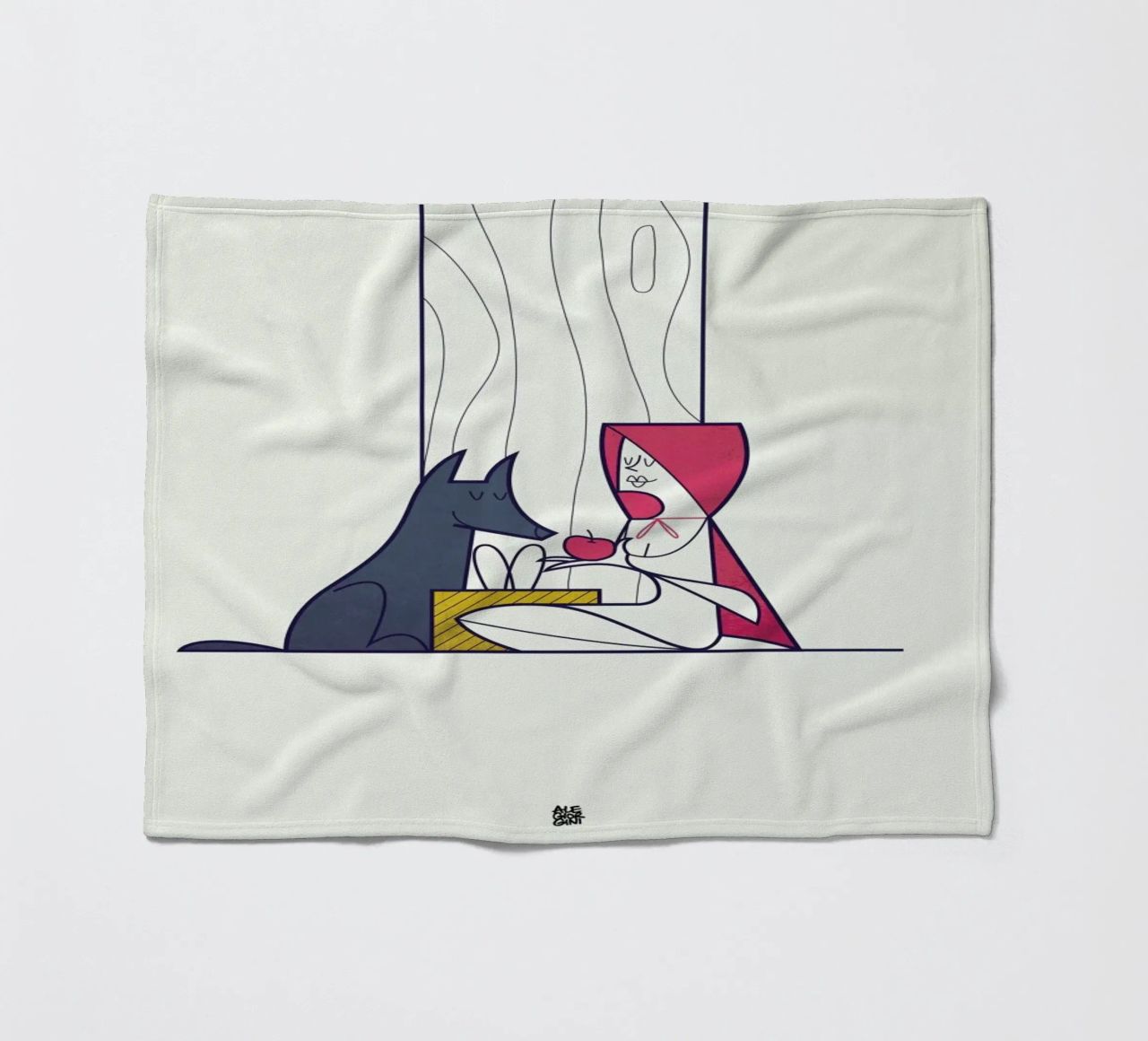 All the better to love you with coperta in pile da Ale Giorgini
