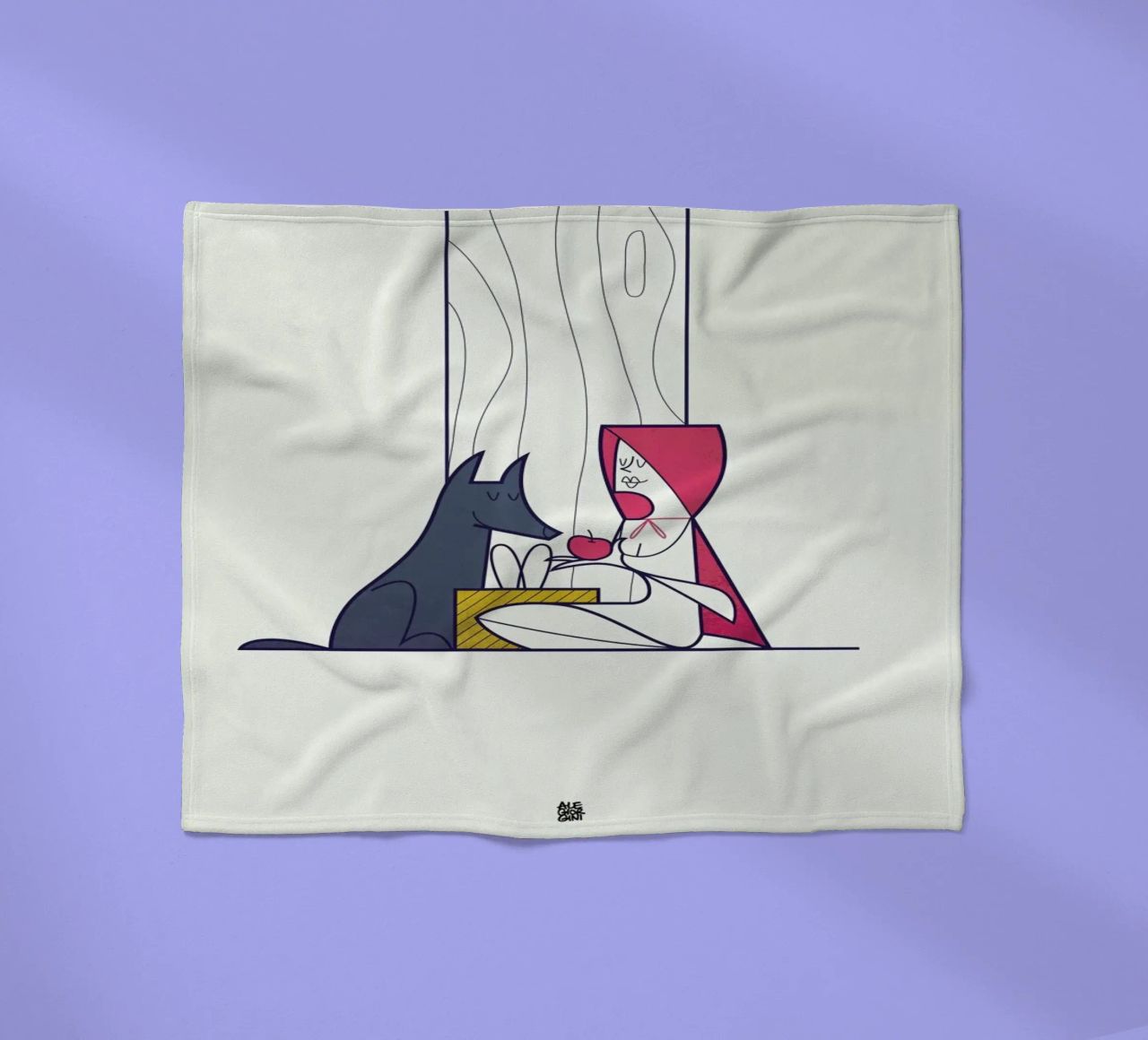 All the better to love you with coperta in pile da Ale Giorgini