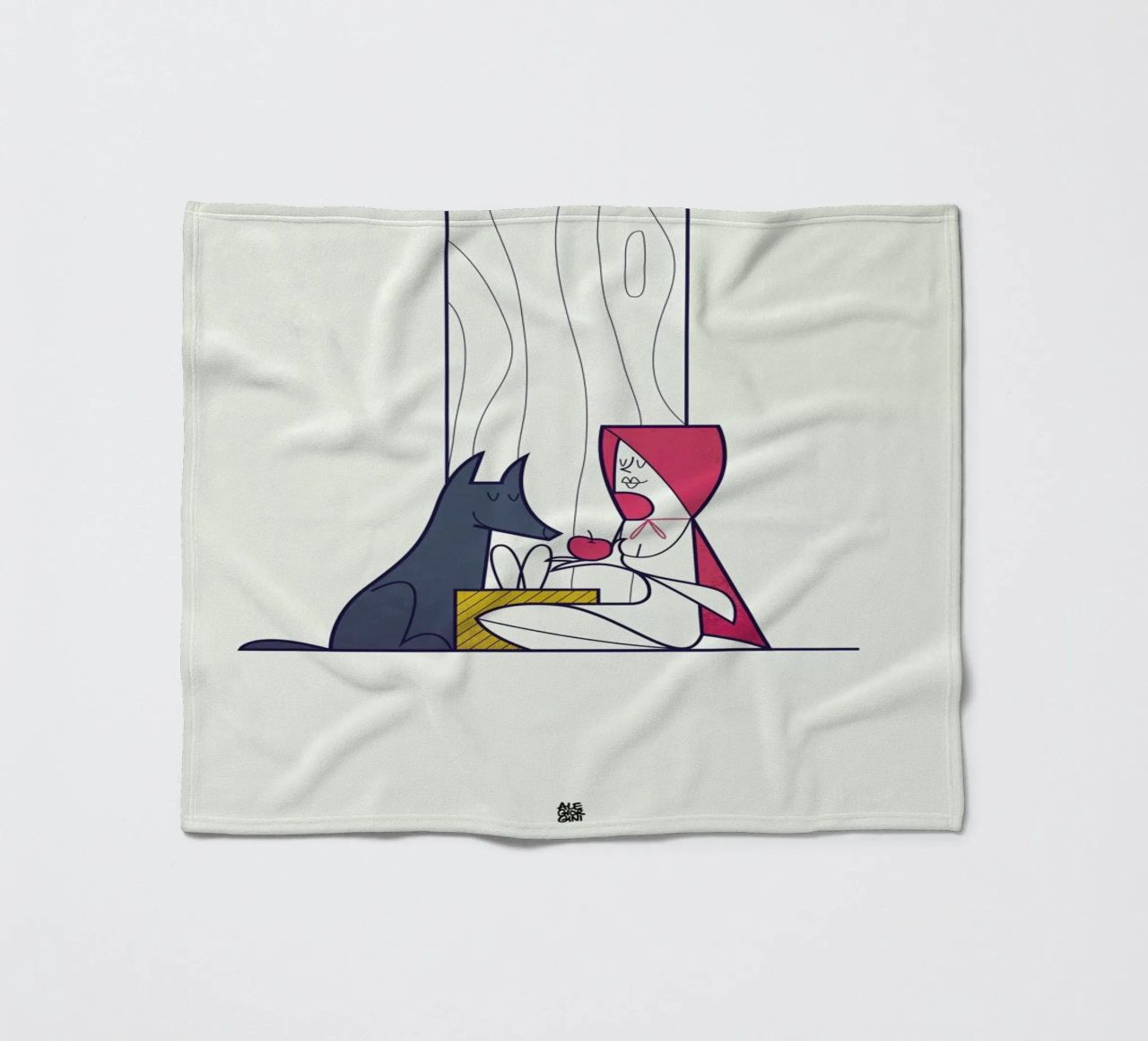 All the better to love you with coperta in pile da Ale Giorgini