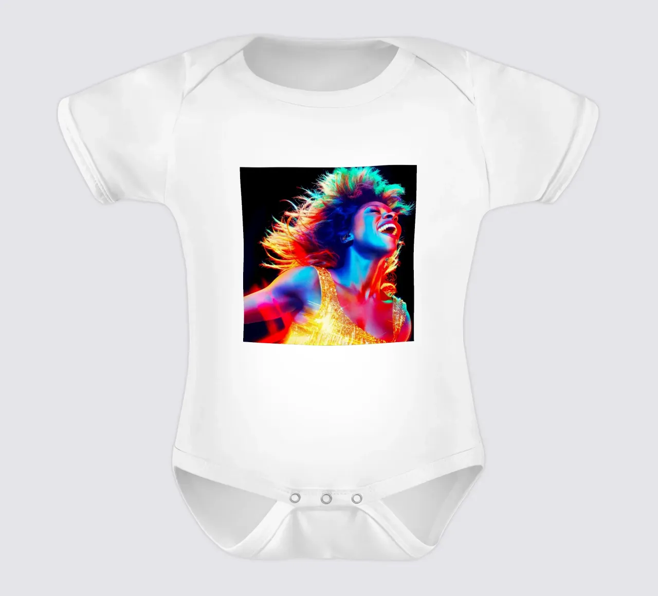 tina turner body neonato maniche corte da avissta