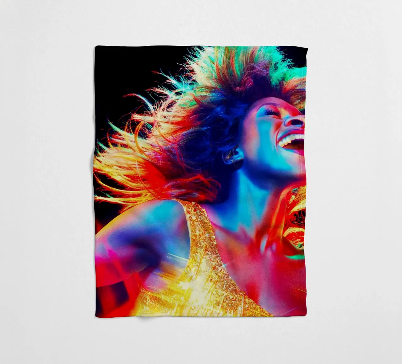 tina turner fleece blanket by avissta