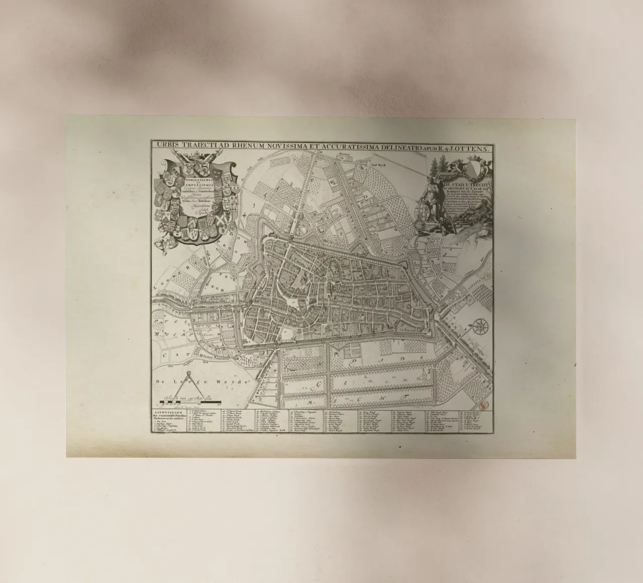Utrecht, The Netherlands, 1726-1750 pellicola backlit da Artokoloro Quint Lox Ltd