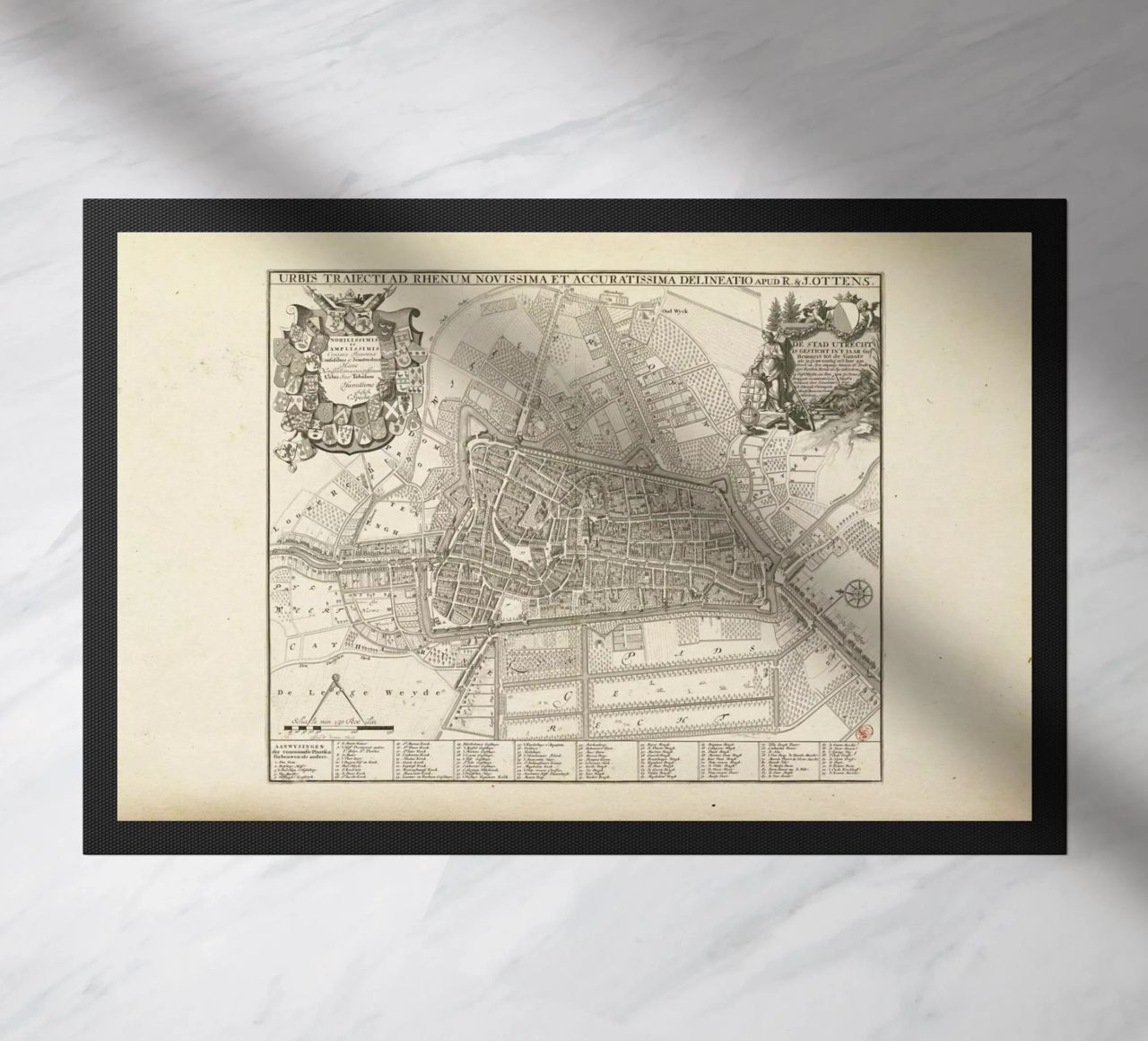 Utrecht, The Netherlands, 1726-1750 felpudo de Artokoloro Quint Lox Ltd