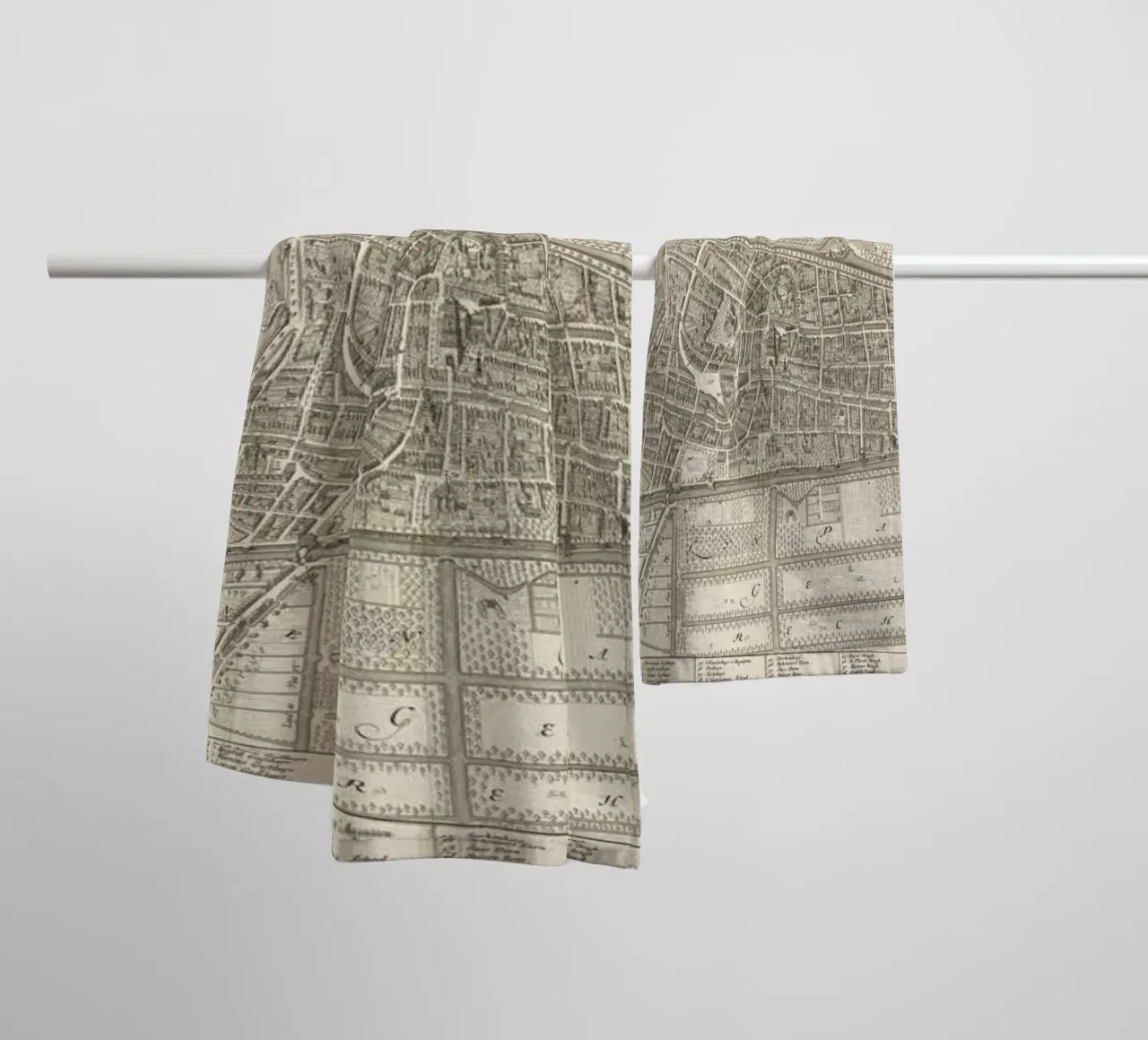 Utrecht, The Netherlands, 1726-1750 asciugamano da bagno da Artokoloro Quint Lox Ltd