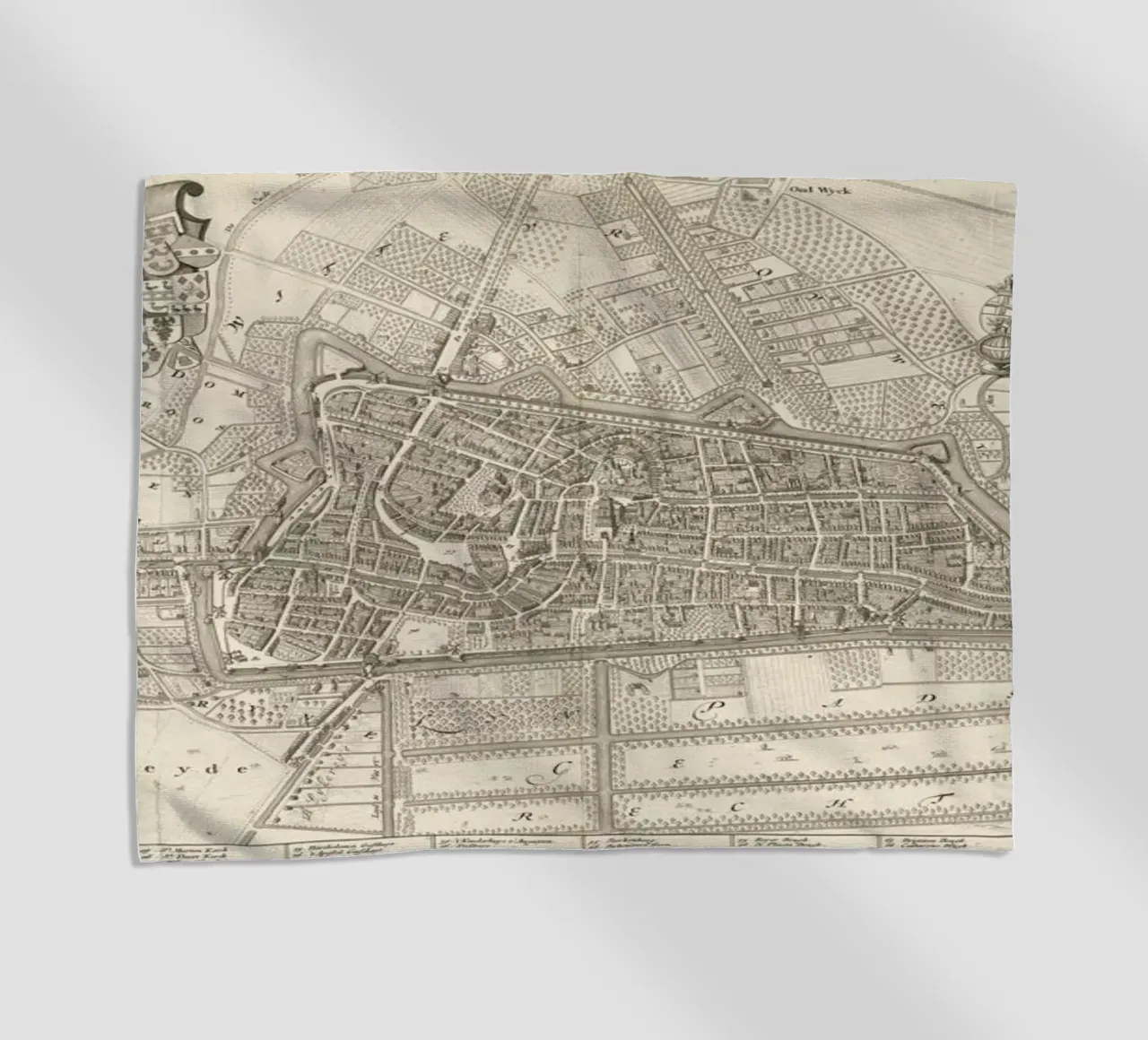 Utrecht, The Netherlands, 1726-1750 telo mare da Artokoloro Quint Lox Ltd