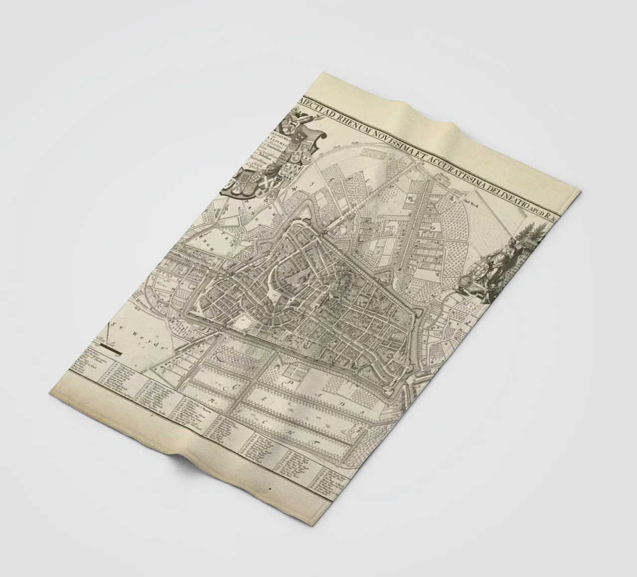 Utrecht, The Netherlands, 1726-1750 coperta in pile da Artokoloro Quint Lox Ltd