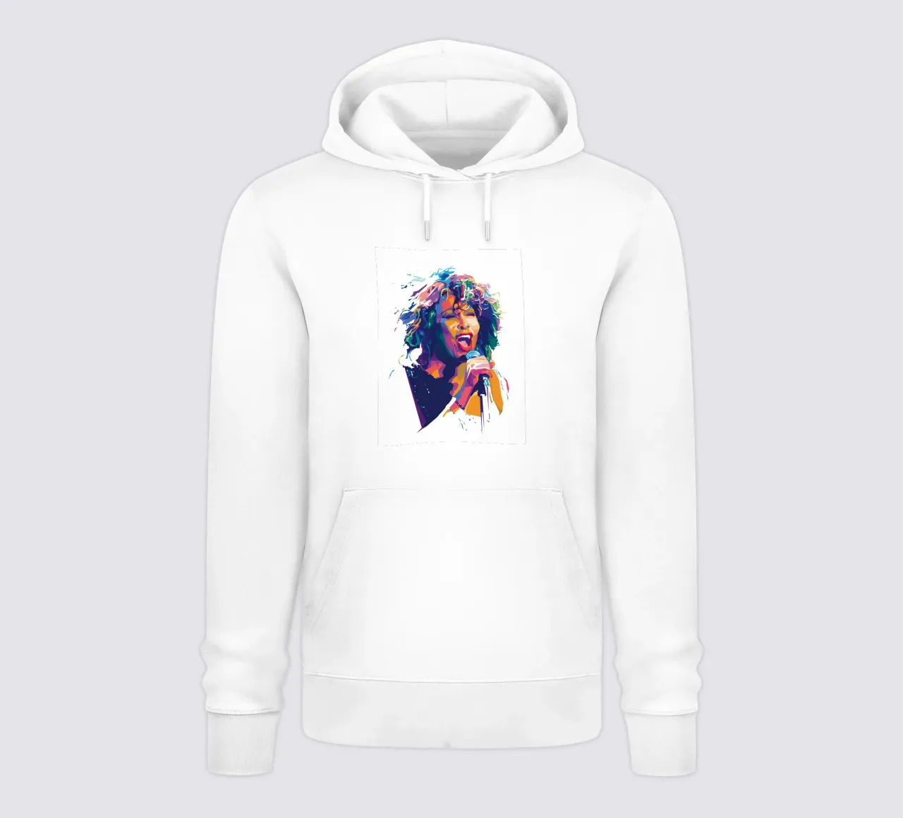 Tina Turner pop art felpa con cappuccio da avissta