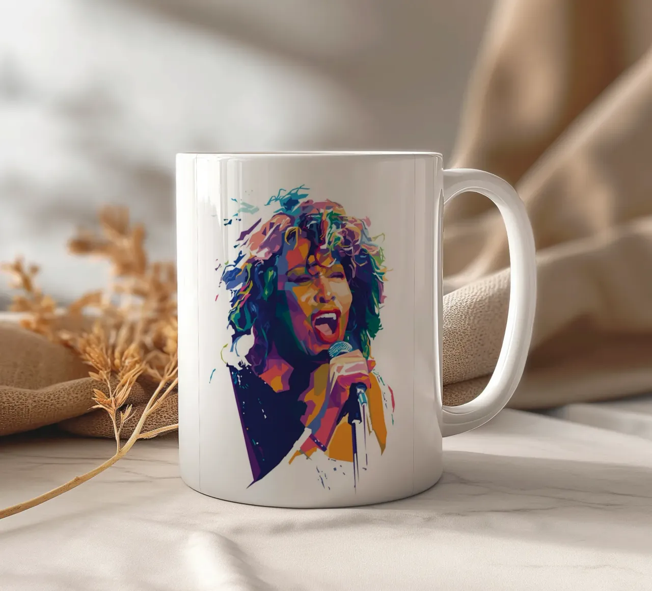 Tina Turner pop art tazza in ceramica da avissta