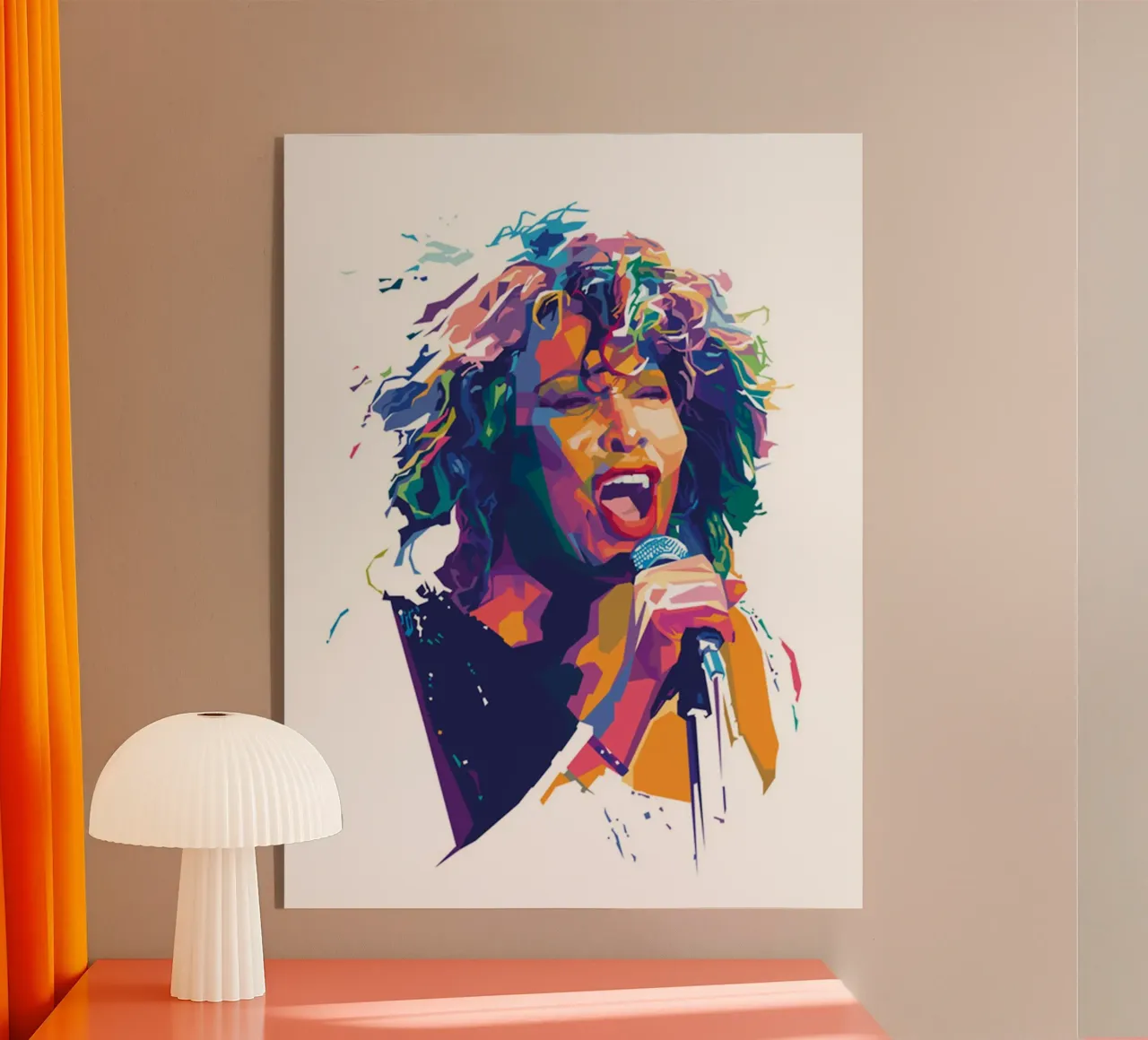 Tina Turner pop art Acryl-Glas von avissta