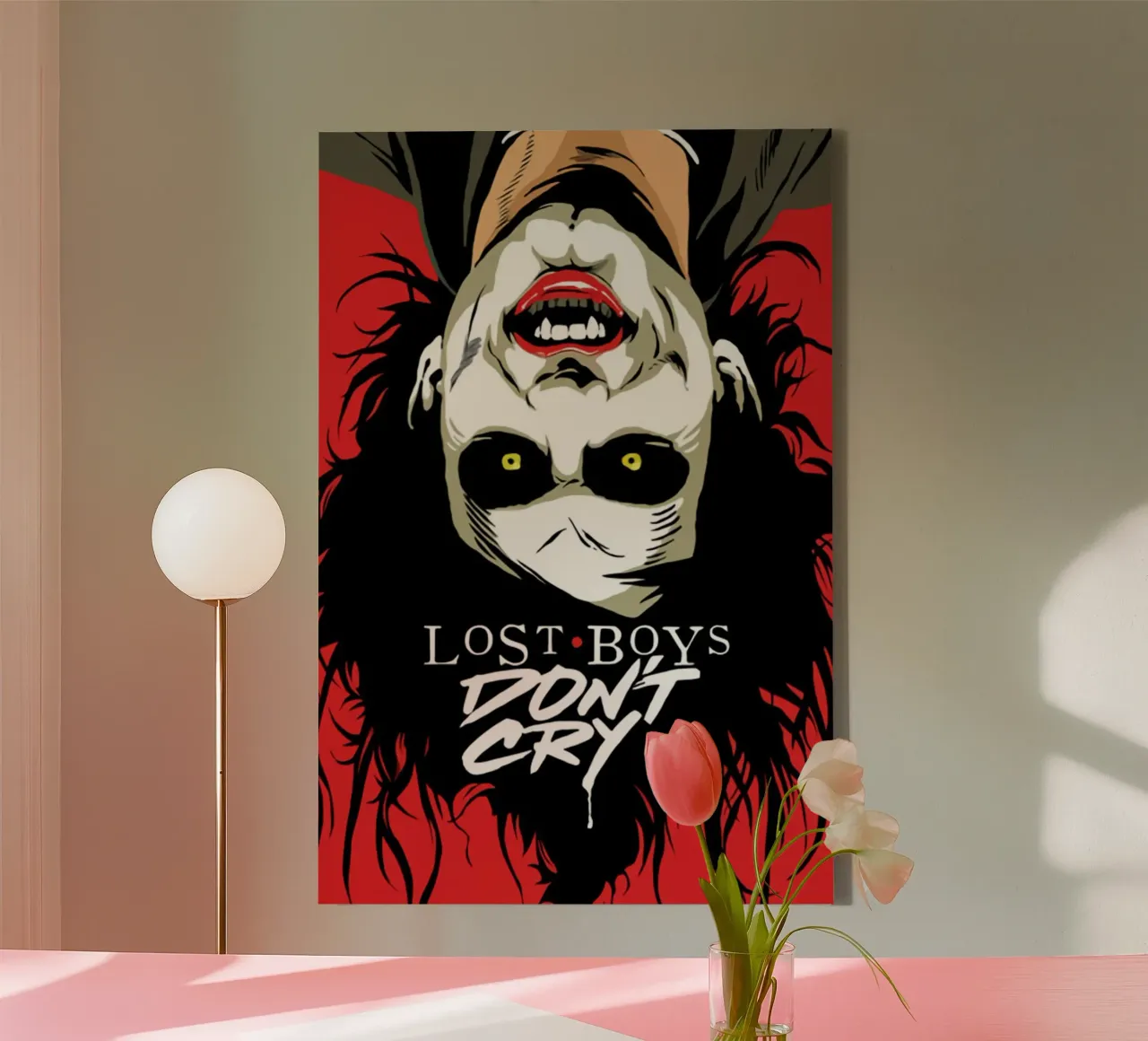 The Cure - Lost Boy Dont Cry canvas with Floater frame by avissta