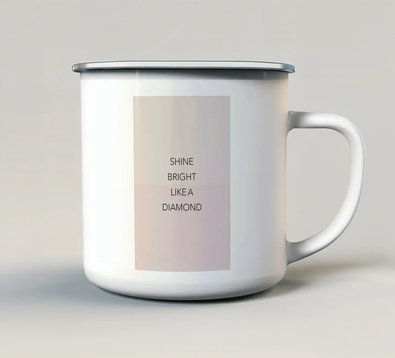 Shine Bright 01 tazza in smalto da Studio One