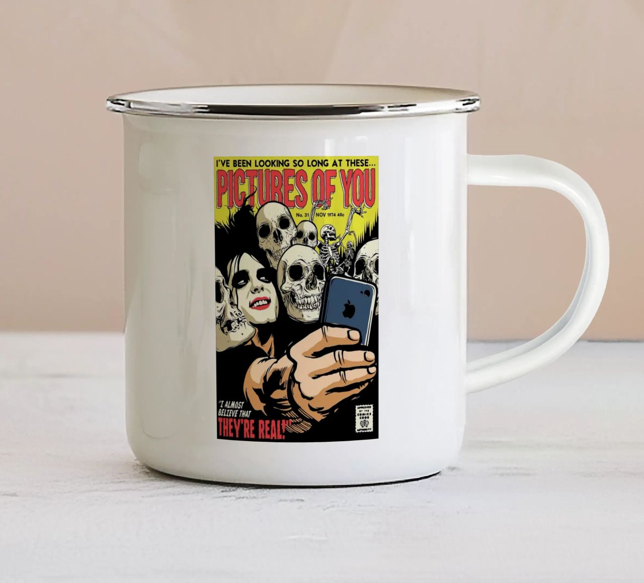 The Cure - Picture of you tazza in smalto da avissta