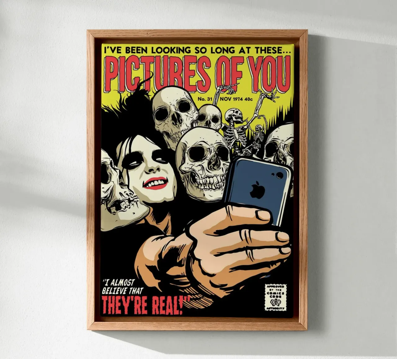The Cure - Picture of you canvas with Floater frame by avissta