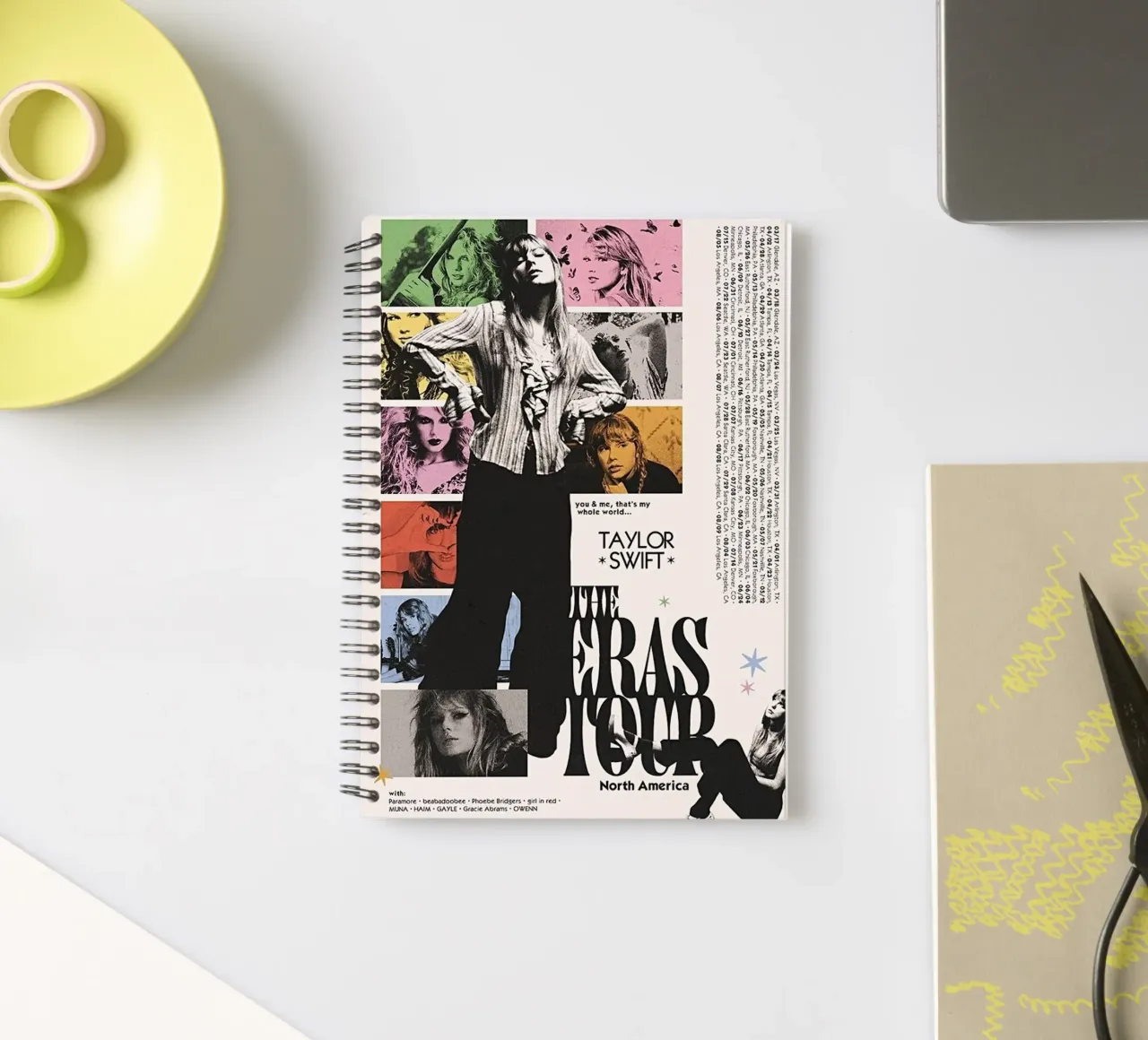 Taylor Swift Eras Tour art spiral notebook by avissta