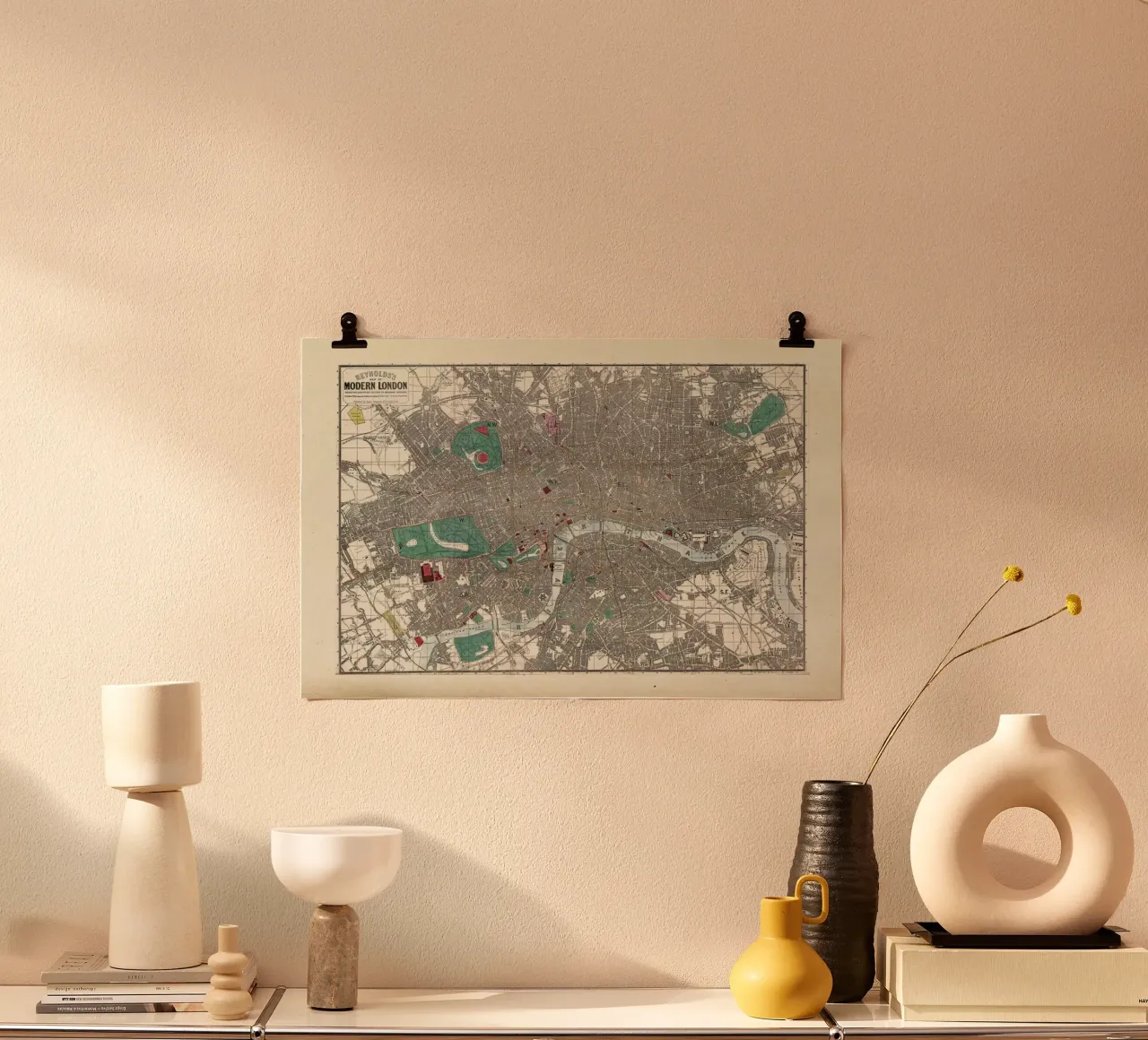 Pocket Map Of London, England poster da Artokoloro Quint Lox Ltd