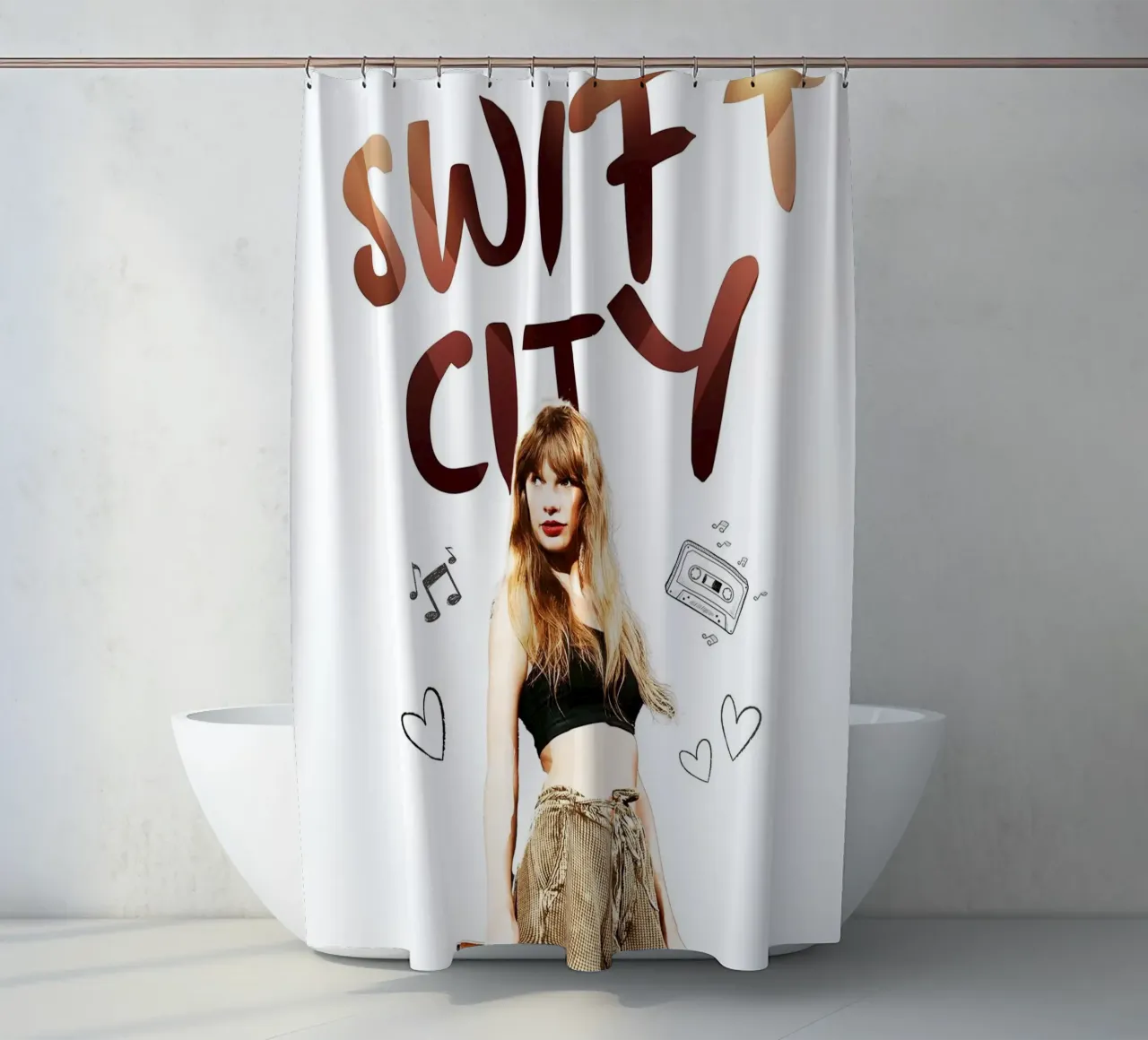 Taylor Swift - Welcome to Swift City tenda da doccia da avissta