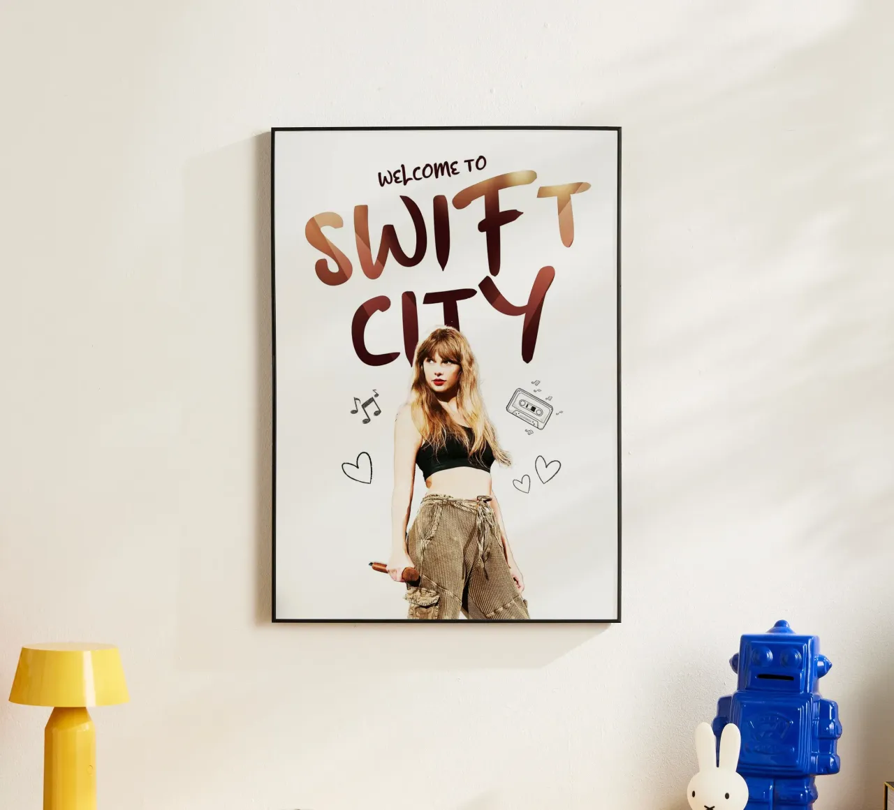 Taylor Swift - Welcome to Swift City alluminio dibond da avissta