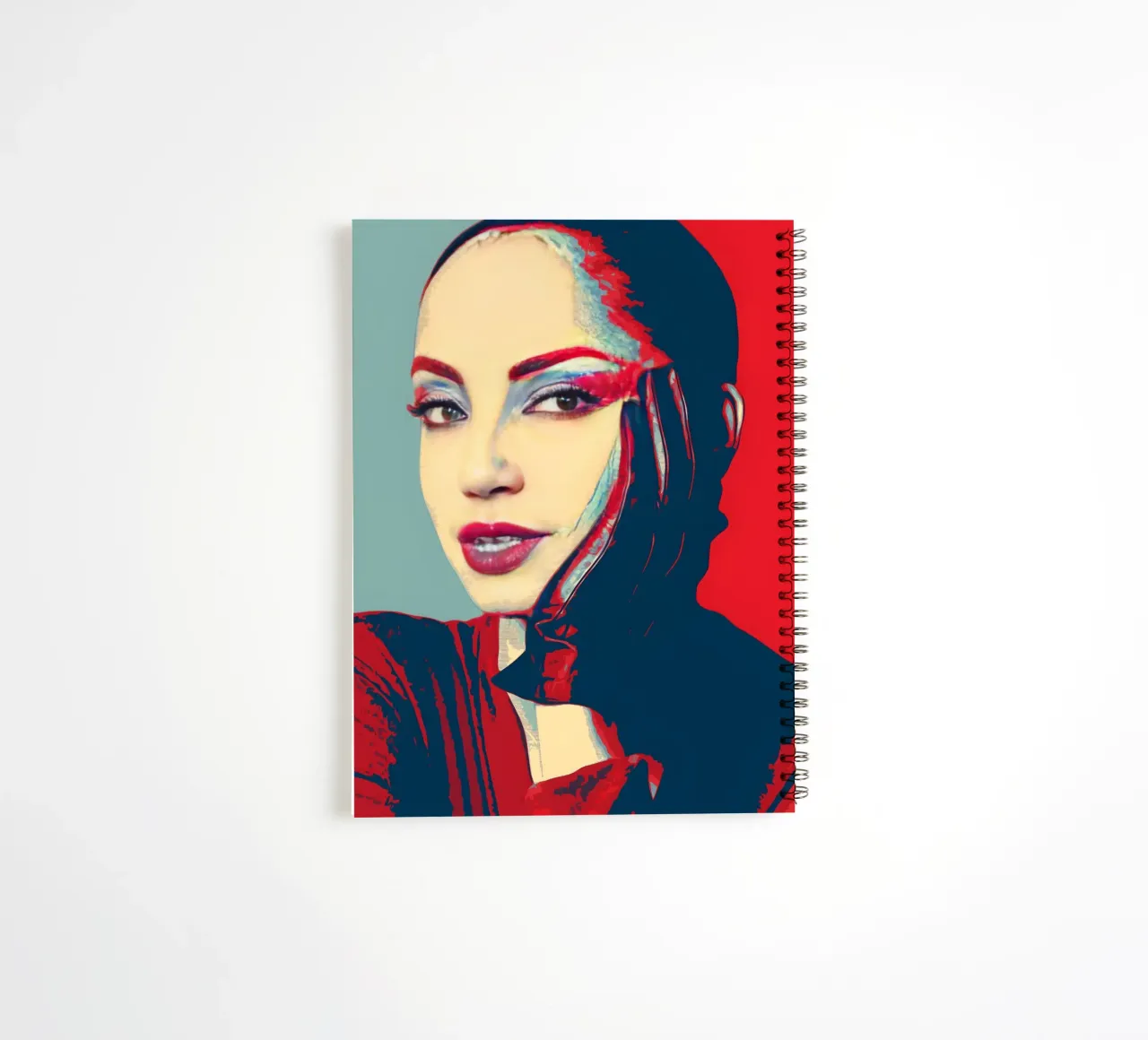 Sade Adu spiral notebook by avissta