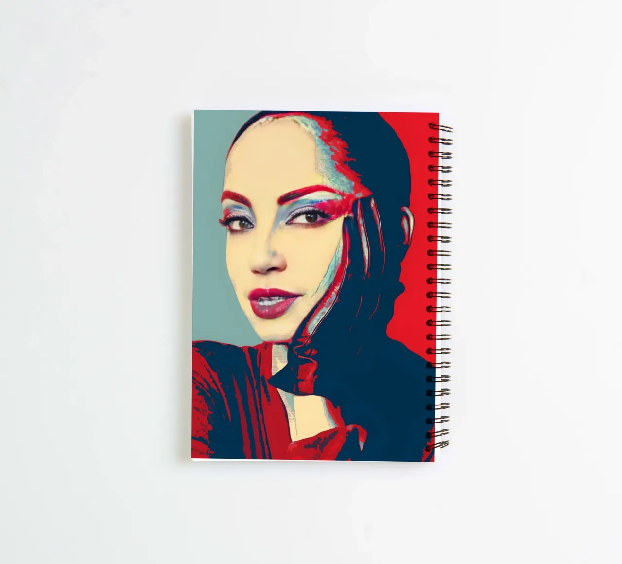 Sade Adu spiral notebook by avissta