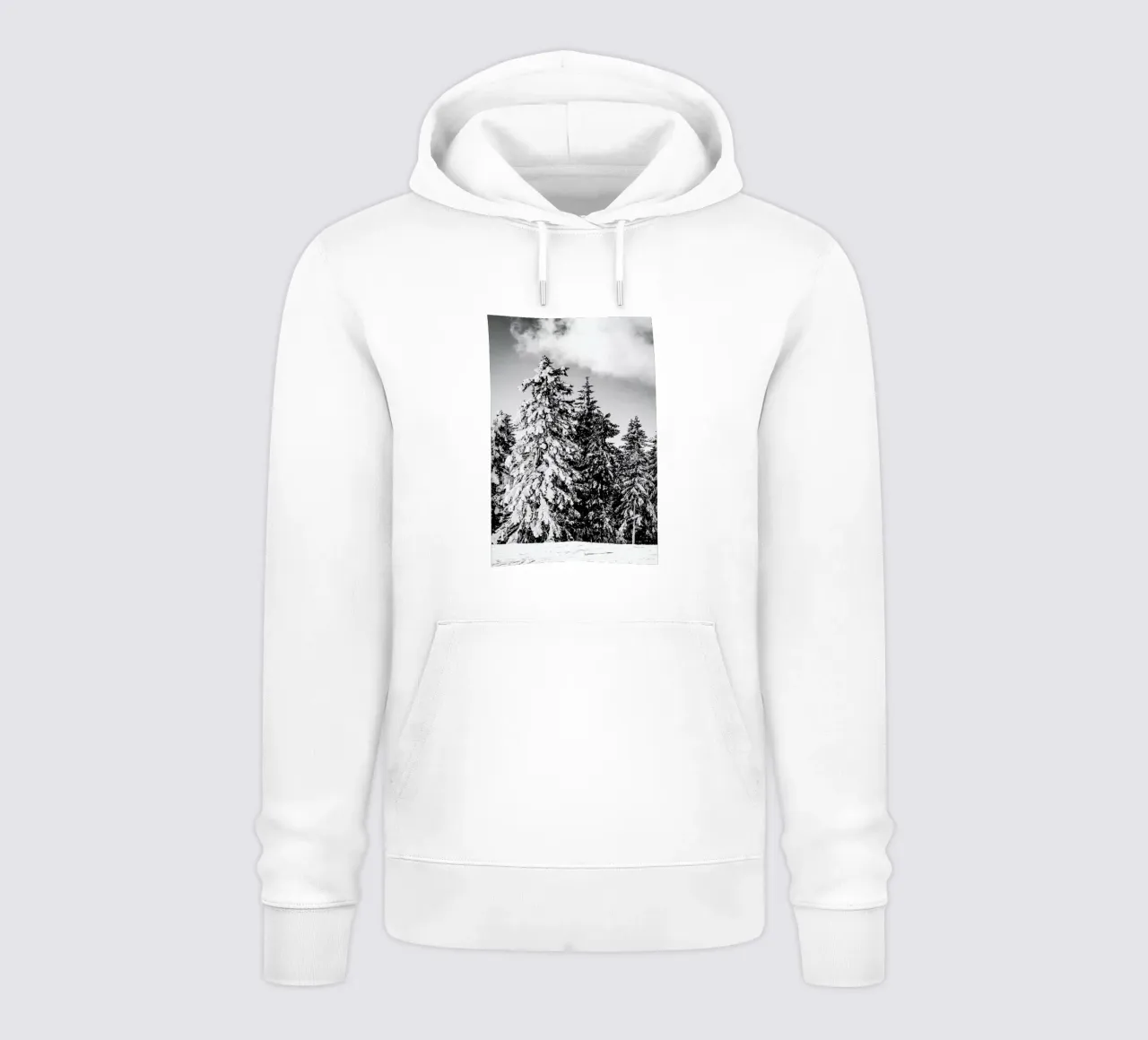 Snowy Trees felpa con cappuccio da Babett Schultze