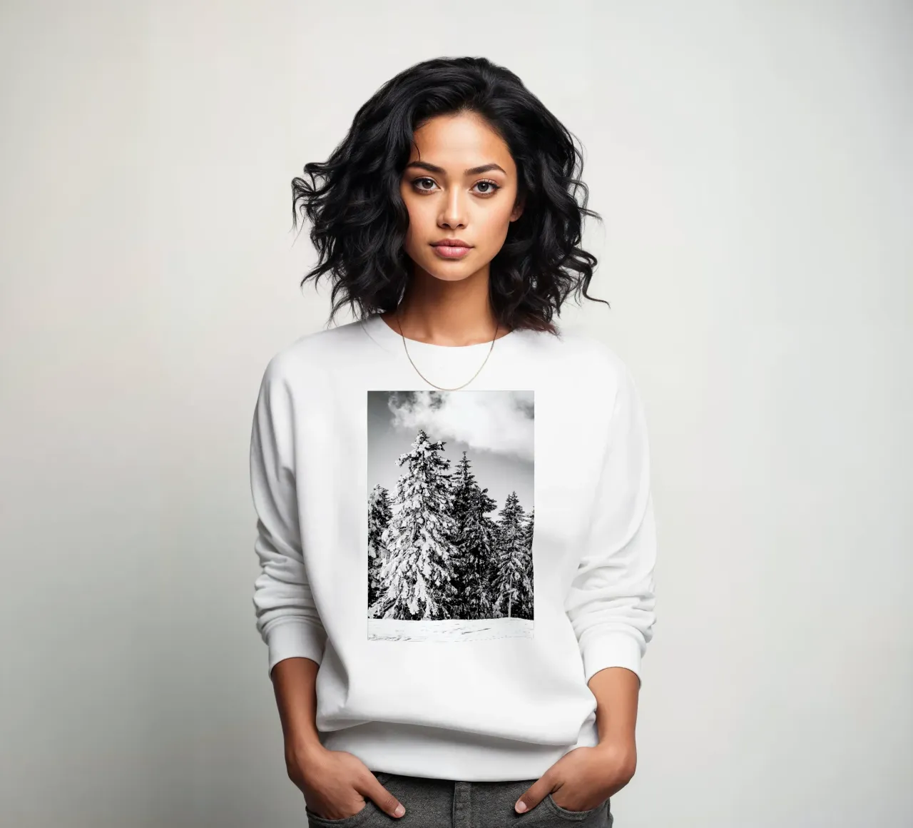 Snowy Trees felpa da Babett Schultze