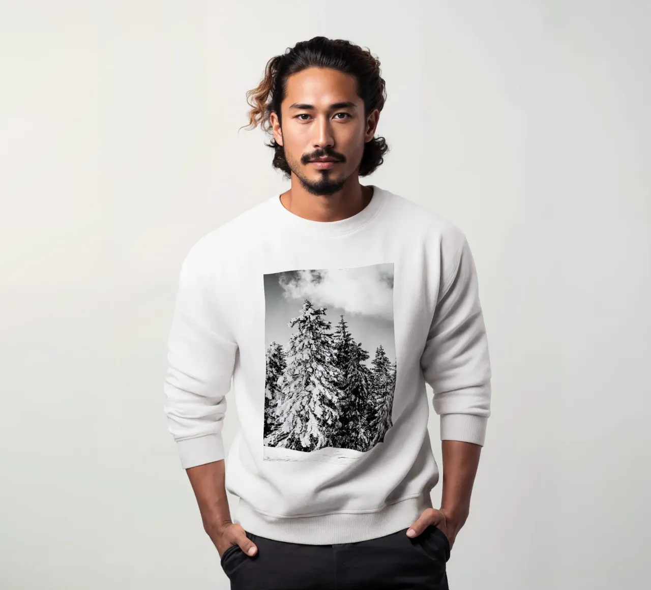 Snowy Trees felpa da Babett Schultze