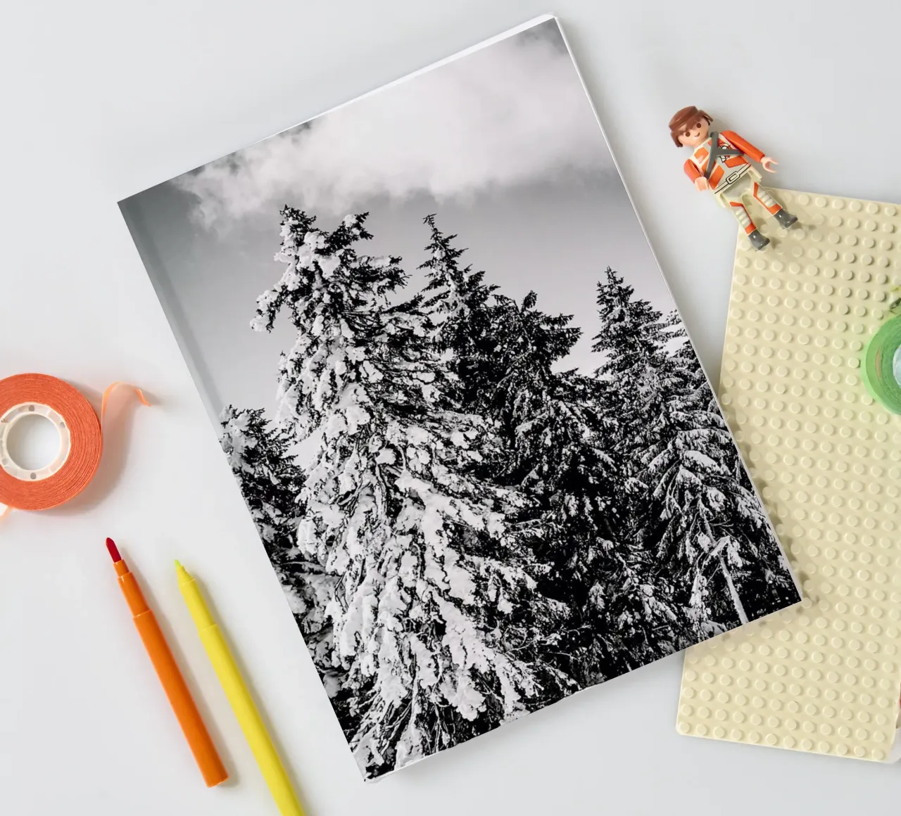 Snowy Trees notebook by Babett Schultze