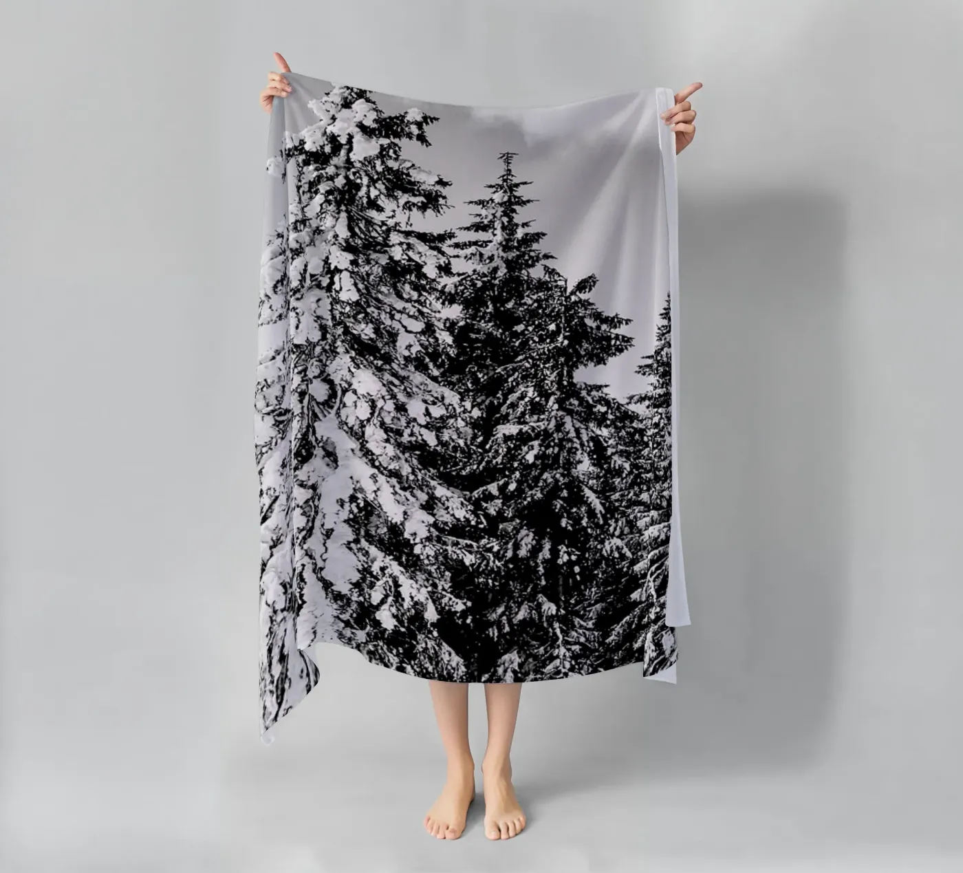 Snowy Trees telo mare da Babett Schultze