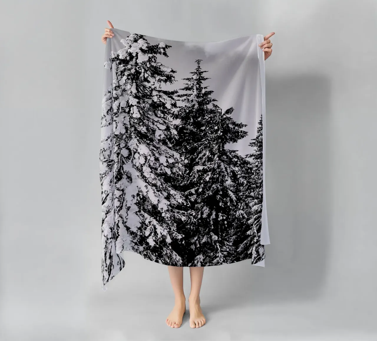 Snowy Trees telo mare da Babett Schultze