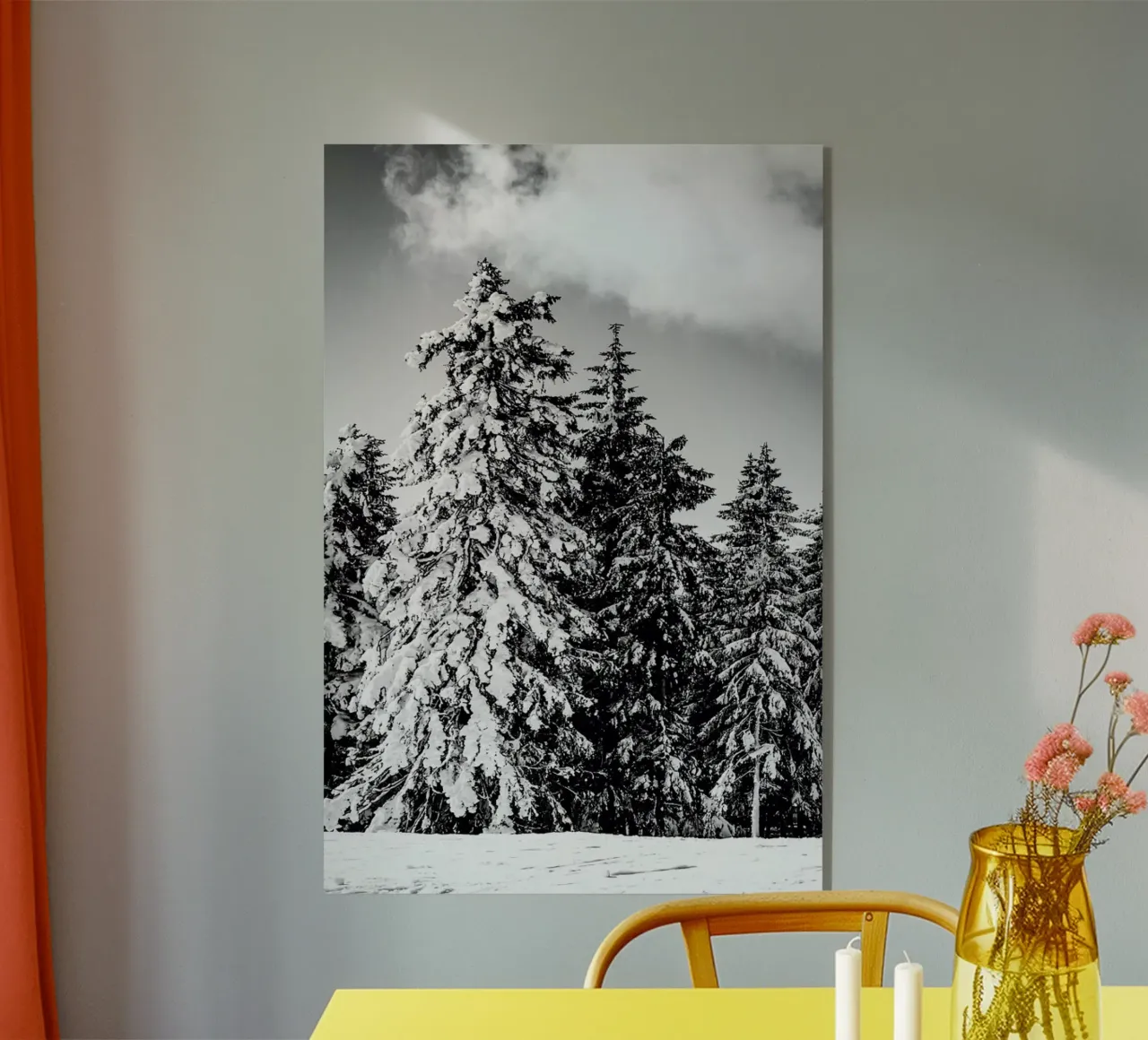 Snowy Trees plexiglass da Babett Schultze