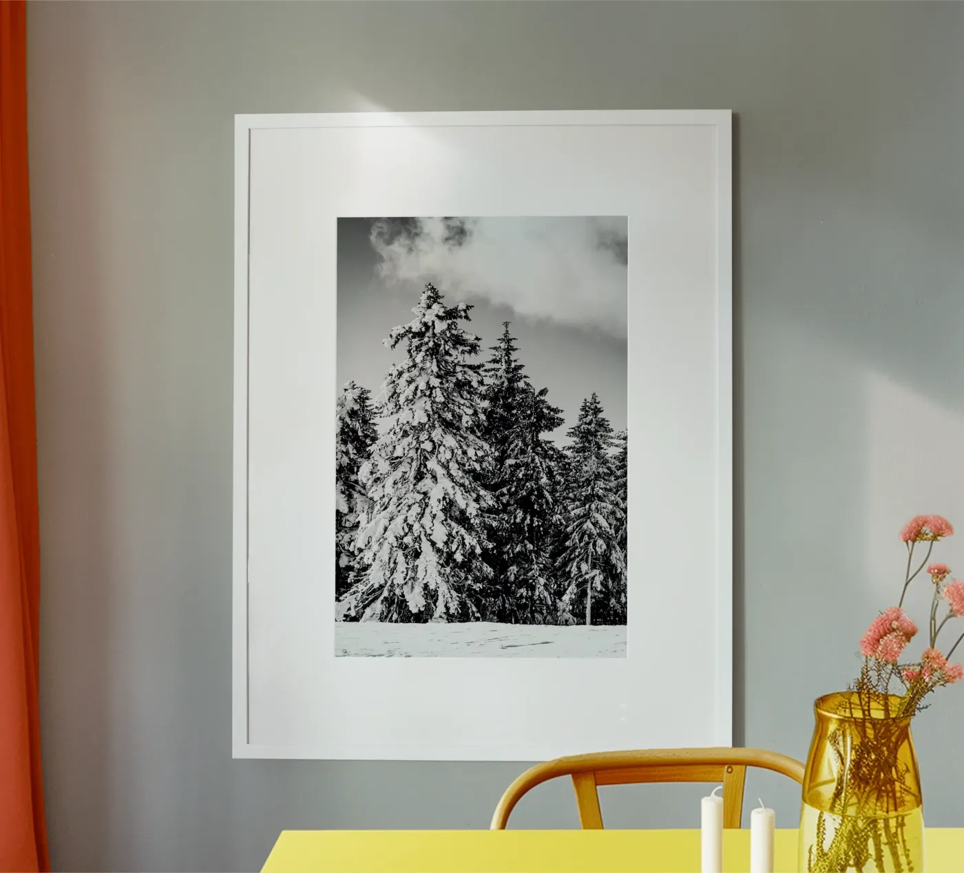 Snowy Trees poster da Babett Schultze