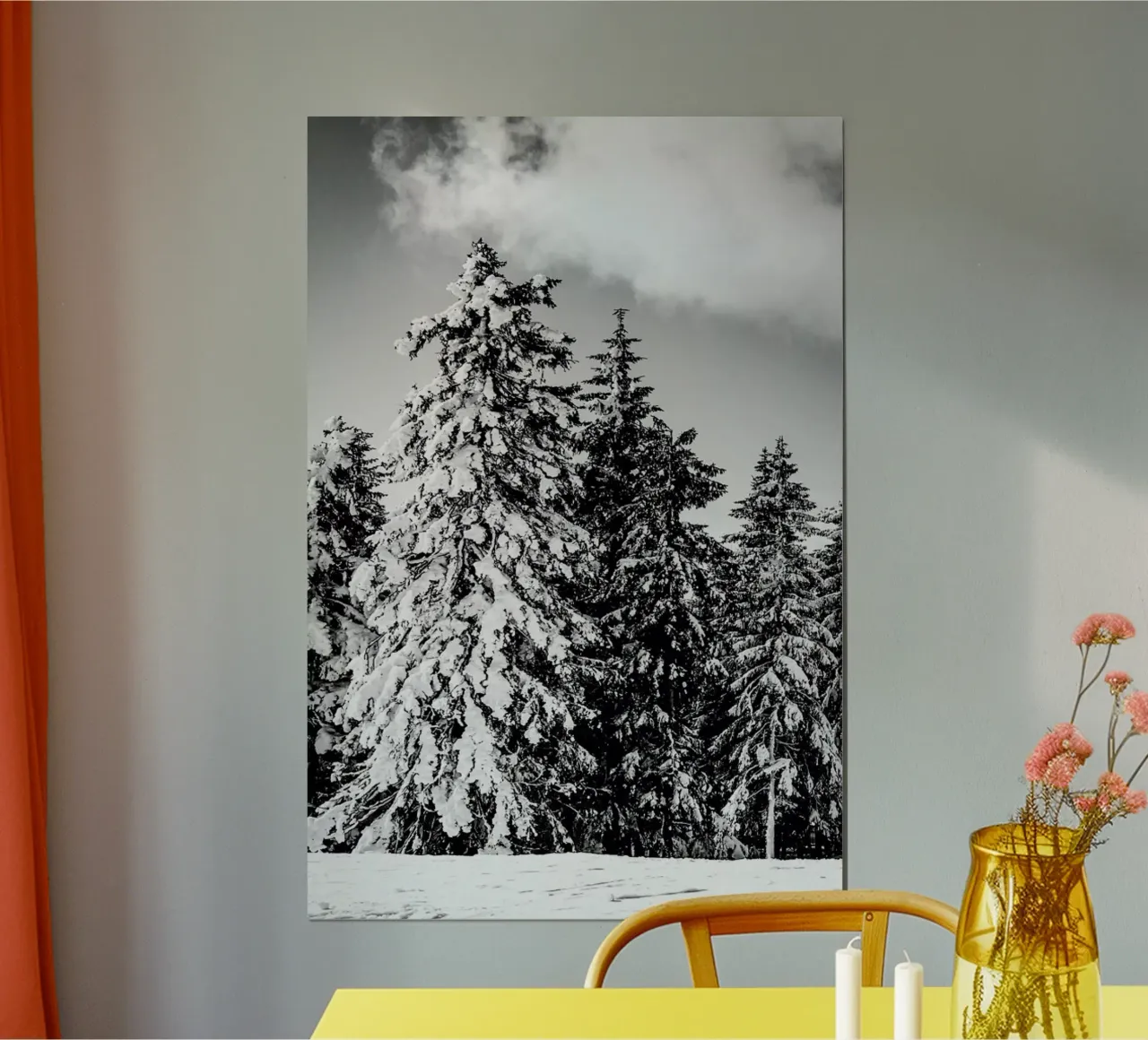 Snowy Trees poster da Babett Schultze