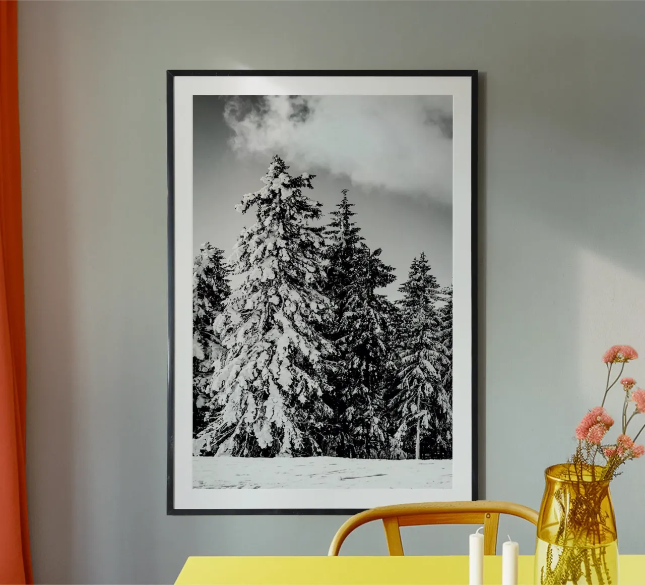 Snowy Trees poster da Babett Schultze