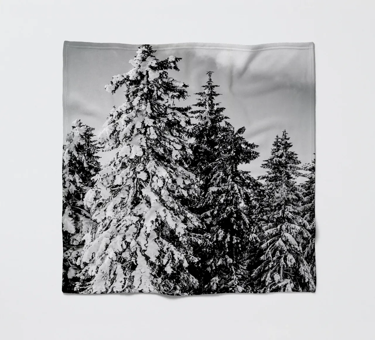 Snowy Trees coperta in pile da Babett Schultze