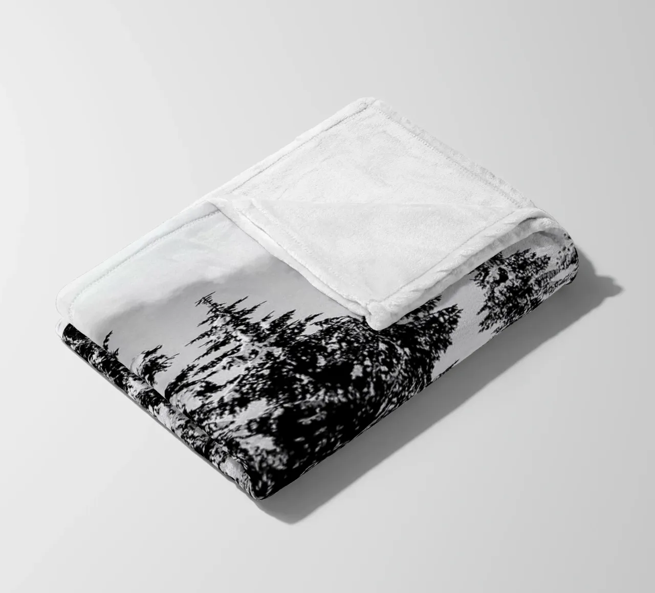 Snowy Trees coperta in pile da Babett Schultze