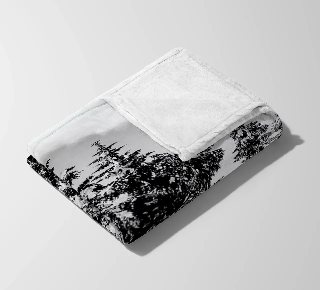 Snowy Trees coperta in pile da Babett Schultze