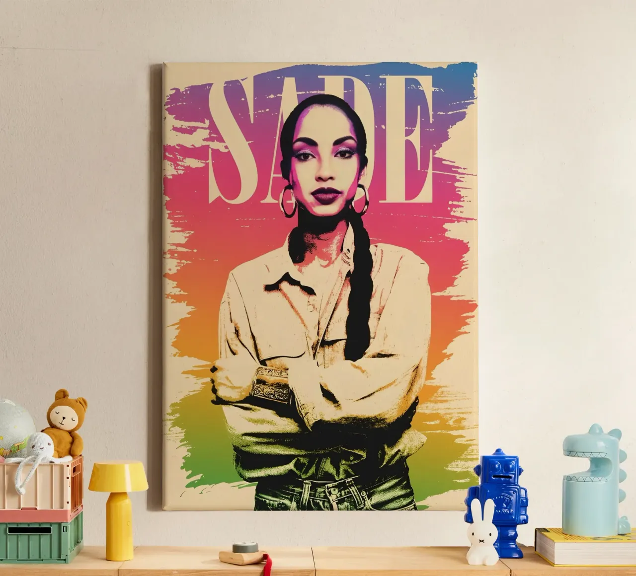 Sade Adu fan art canvas by avissta
