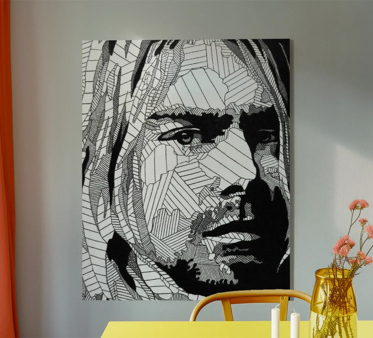 Kurt Cobain - Nirvana plexiglass da avissta
