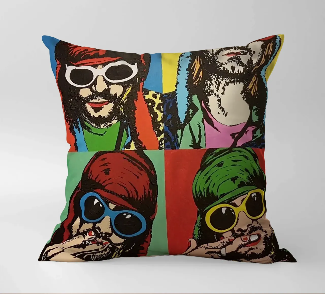 Kurt Cobain Nirvana pop art cuscino da avissta
