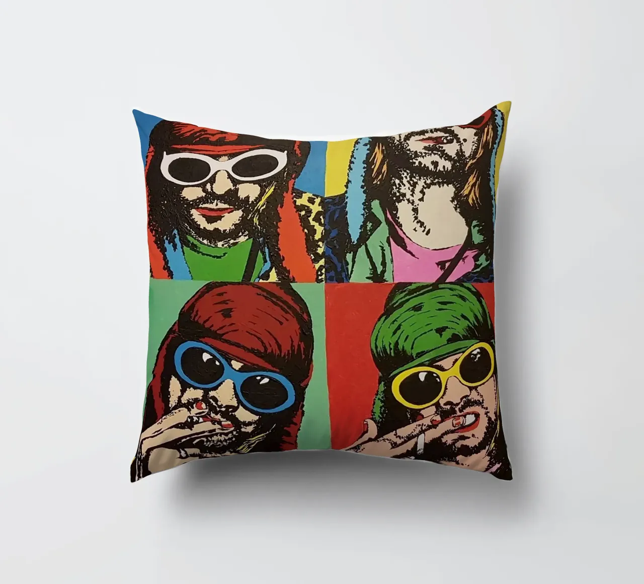 Kurt Cobain Nirvana pop art cuscino da avissta